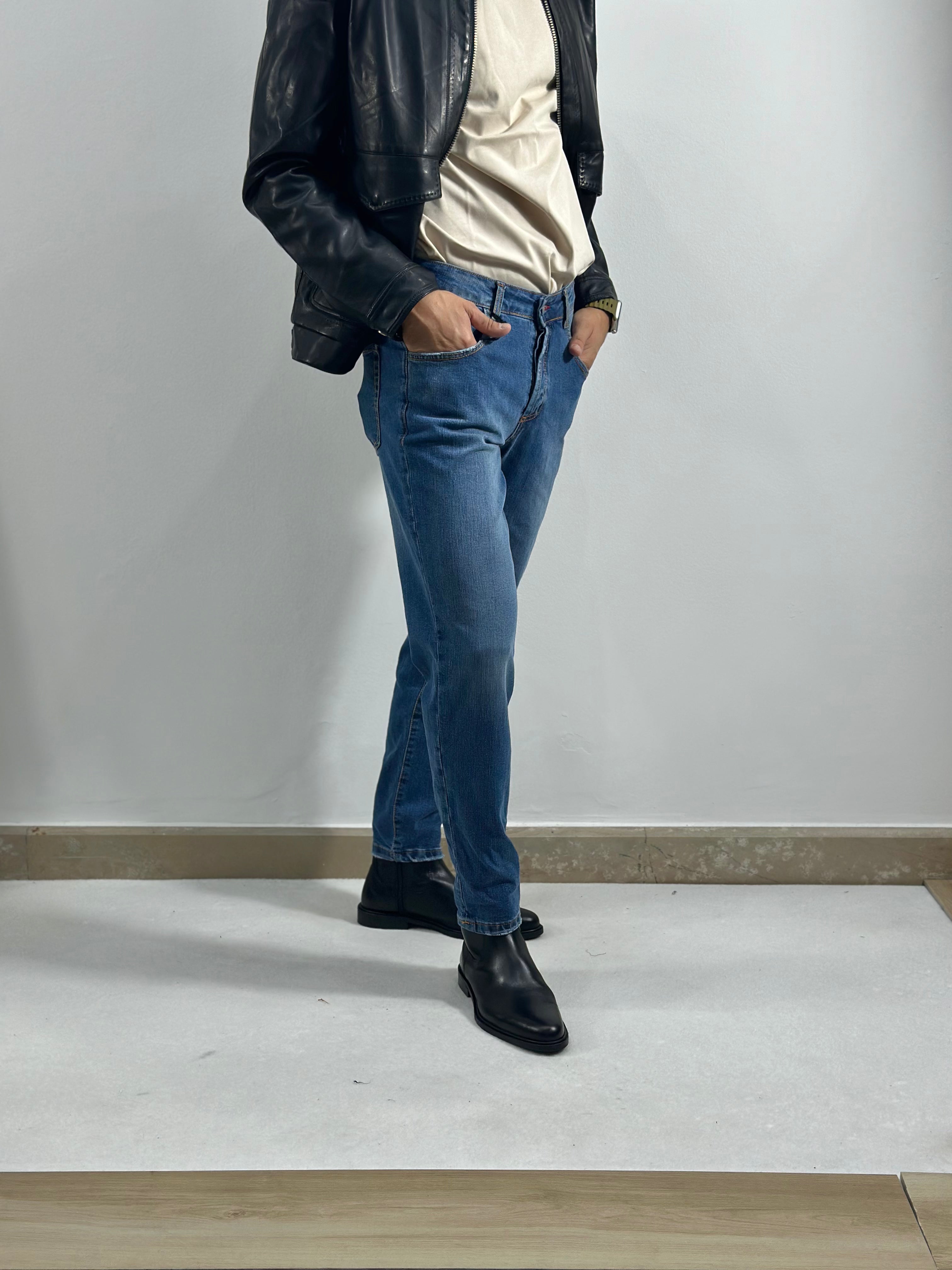 DENIM SLIM FIT CHIARO