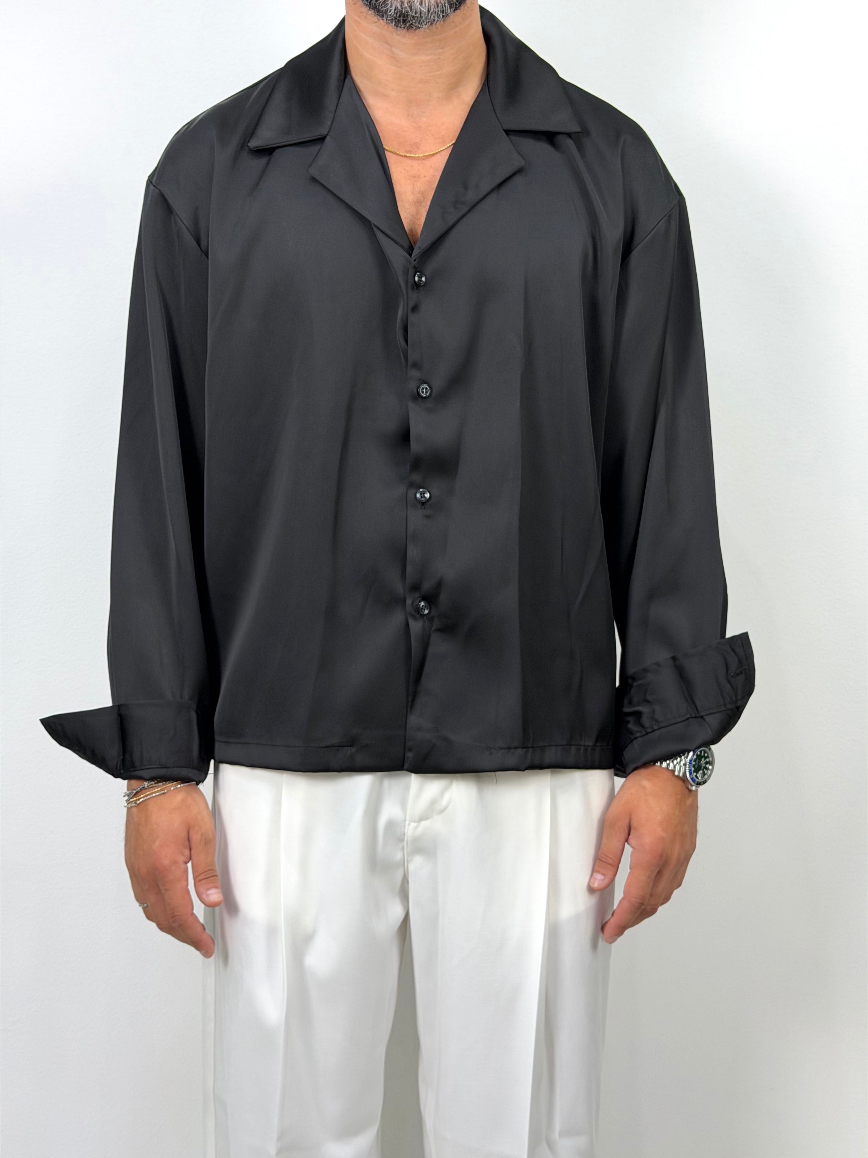 CAMICIA EFFETTO RASO