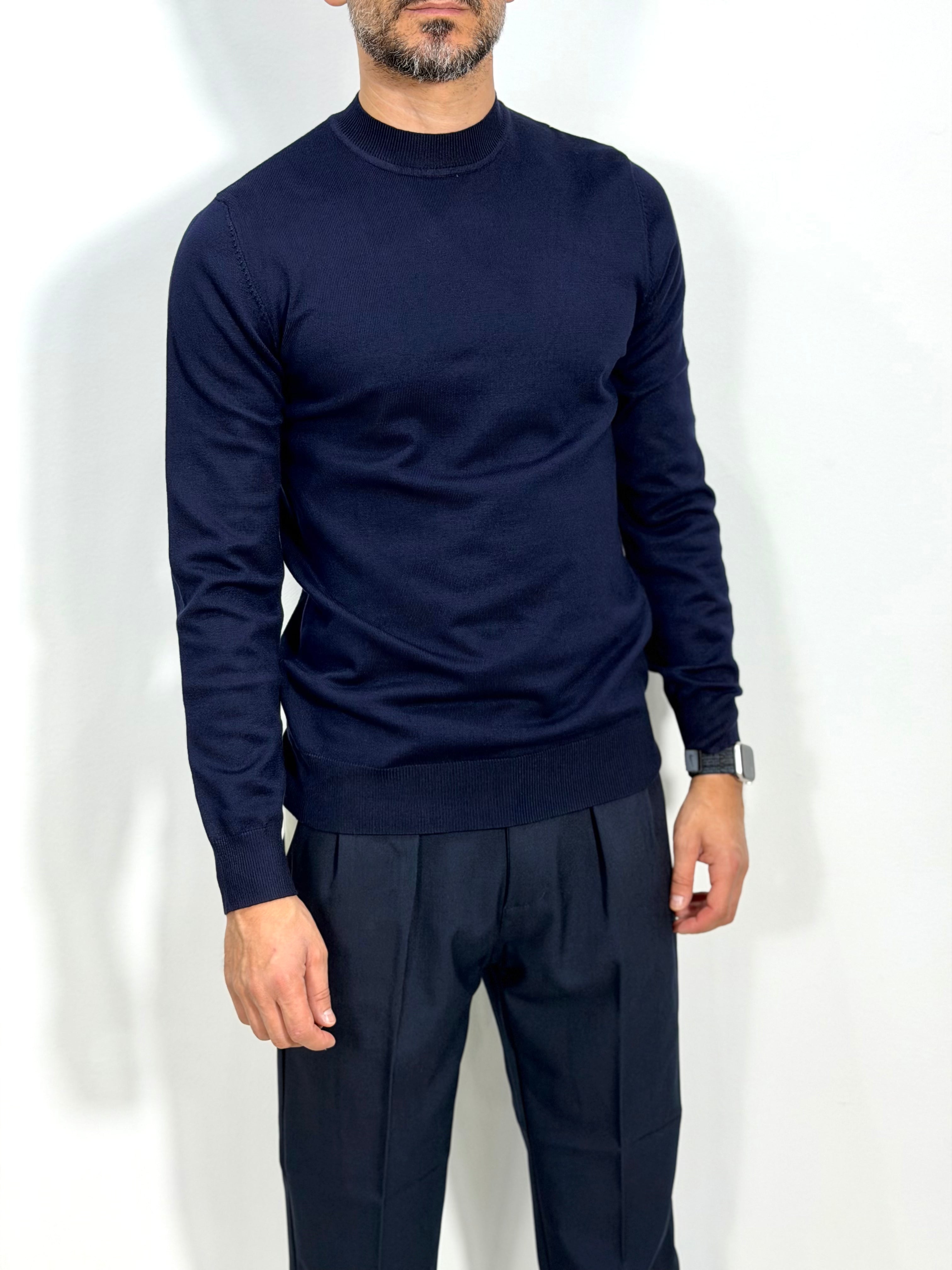 PULLOVER MEZZO COLLO