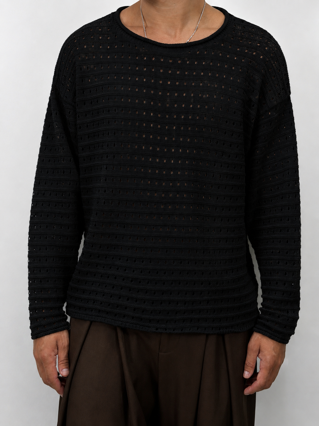 PULLOVER TRAFORATO
