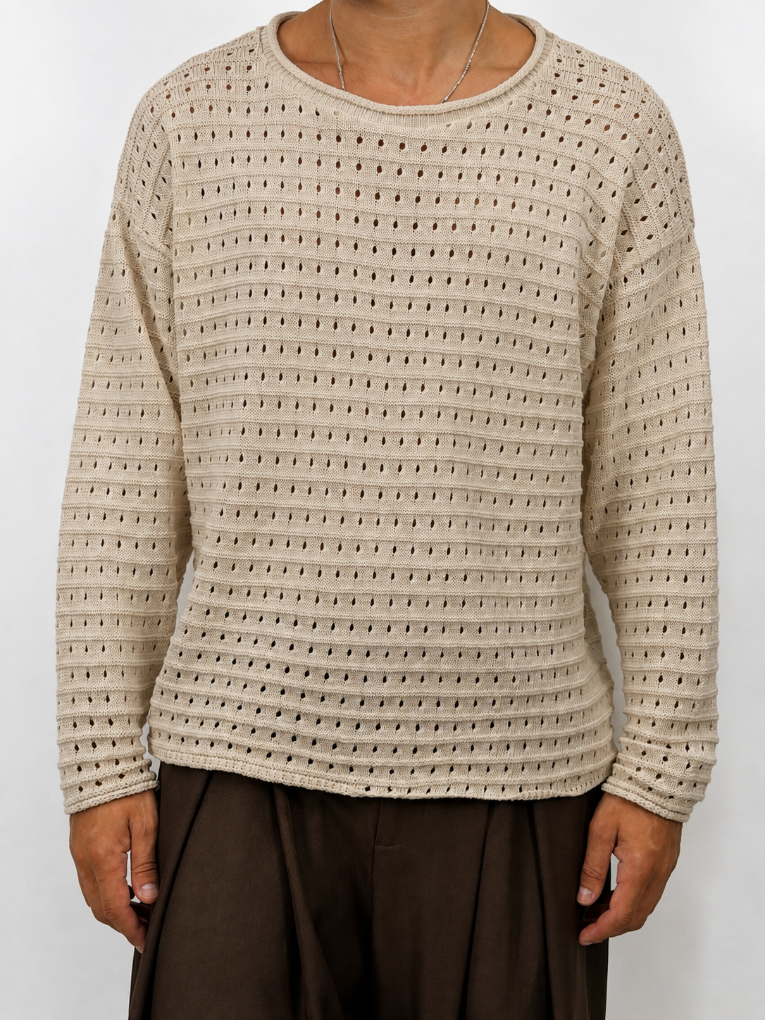 PULLOVER TRAFORATO
