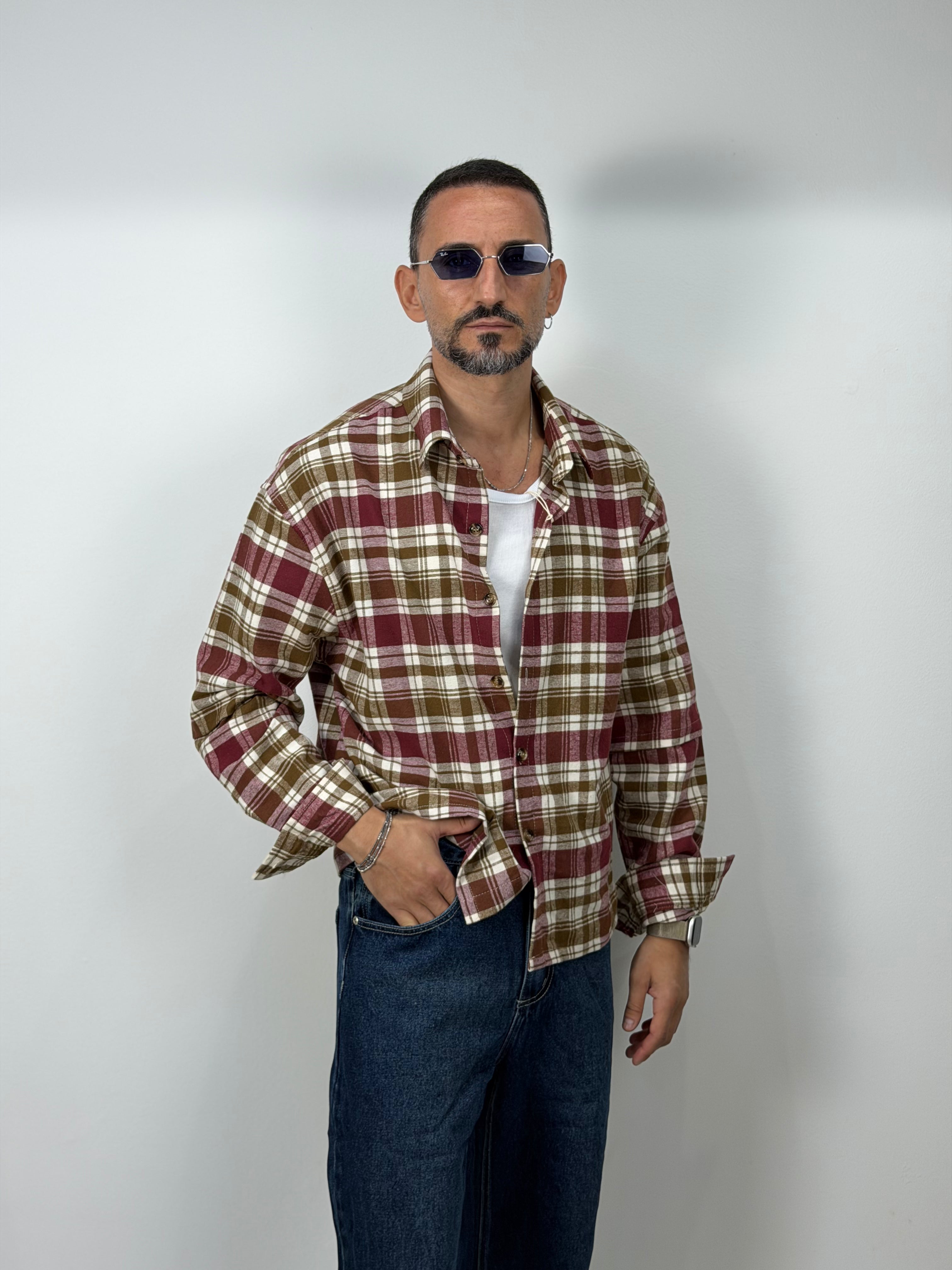 CAMICIA IN FLANELLA A QUADRI