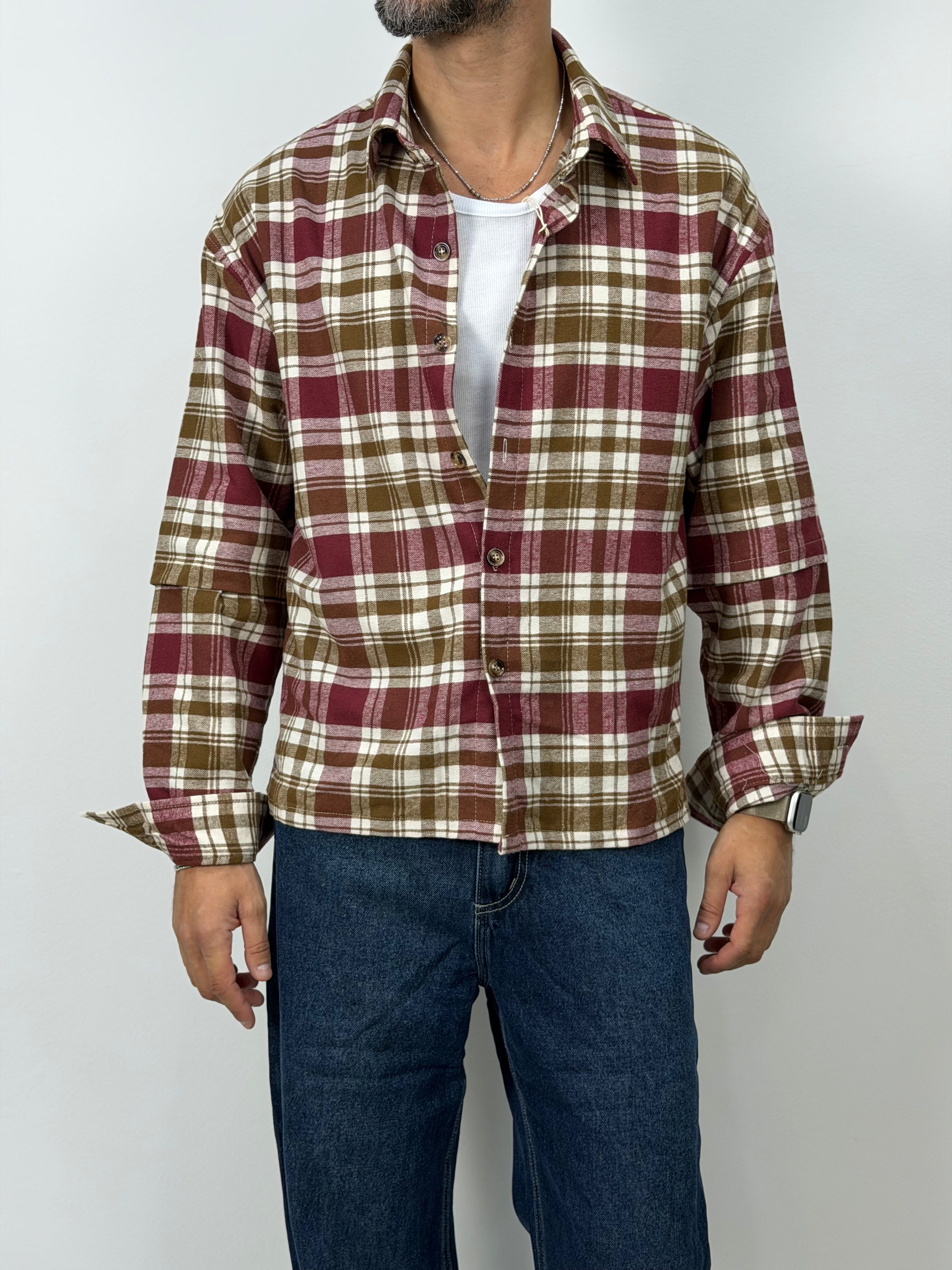 CAMICIA IN FLANELLA A QUADRI
