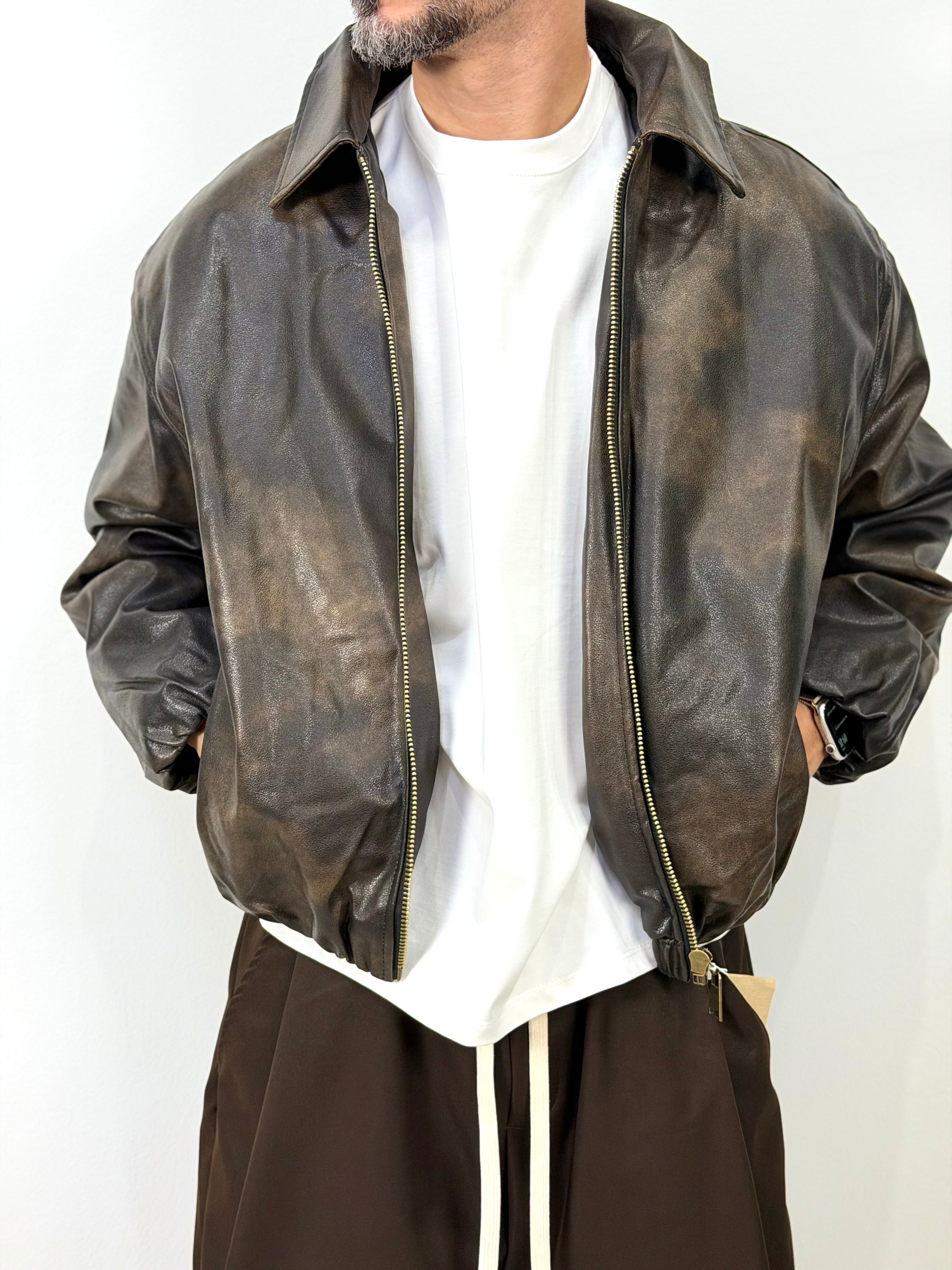 BOMBER IN ECOPELLE BALLON FIT