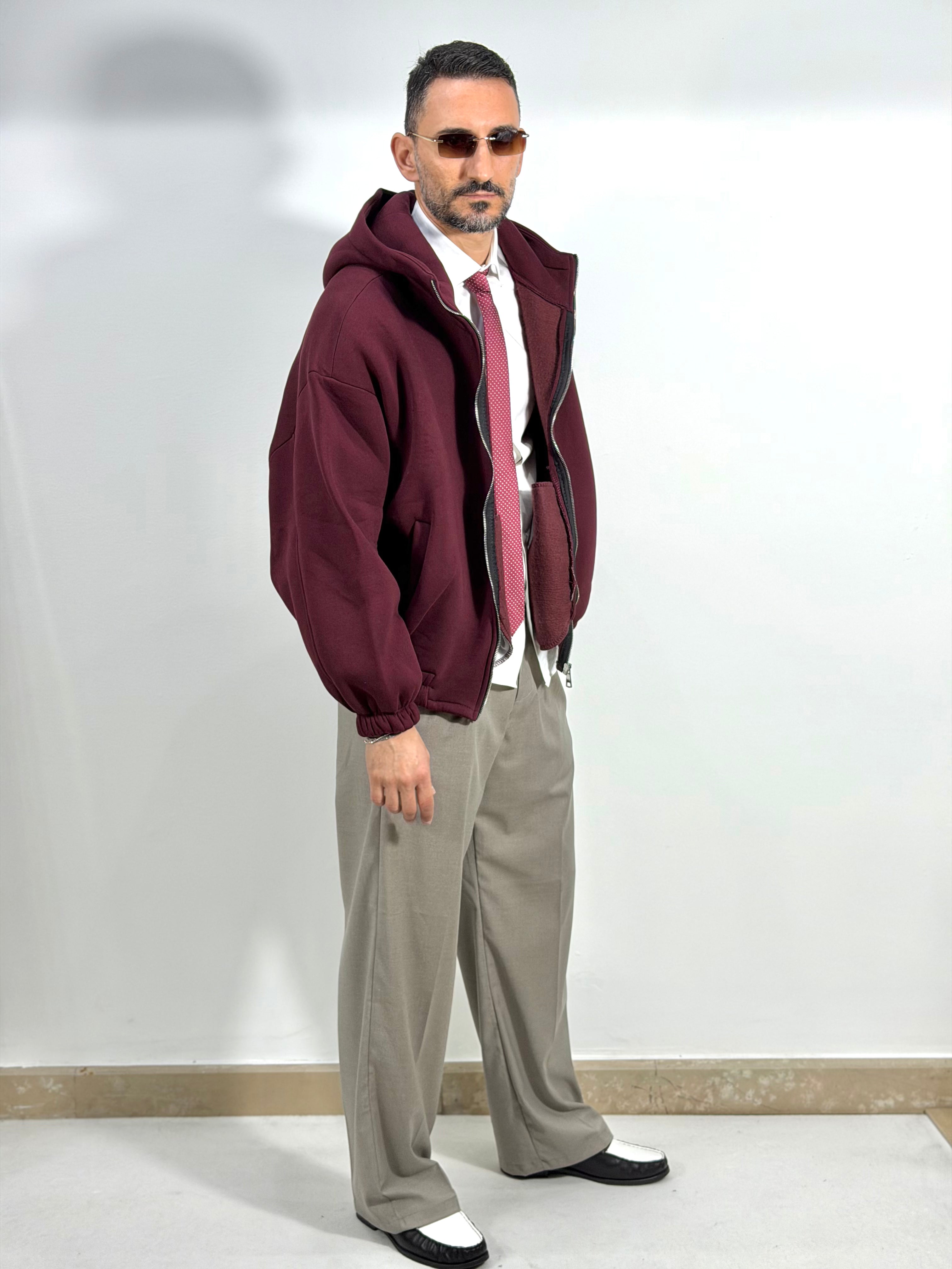 FELPA BALLON CON ZIP