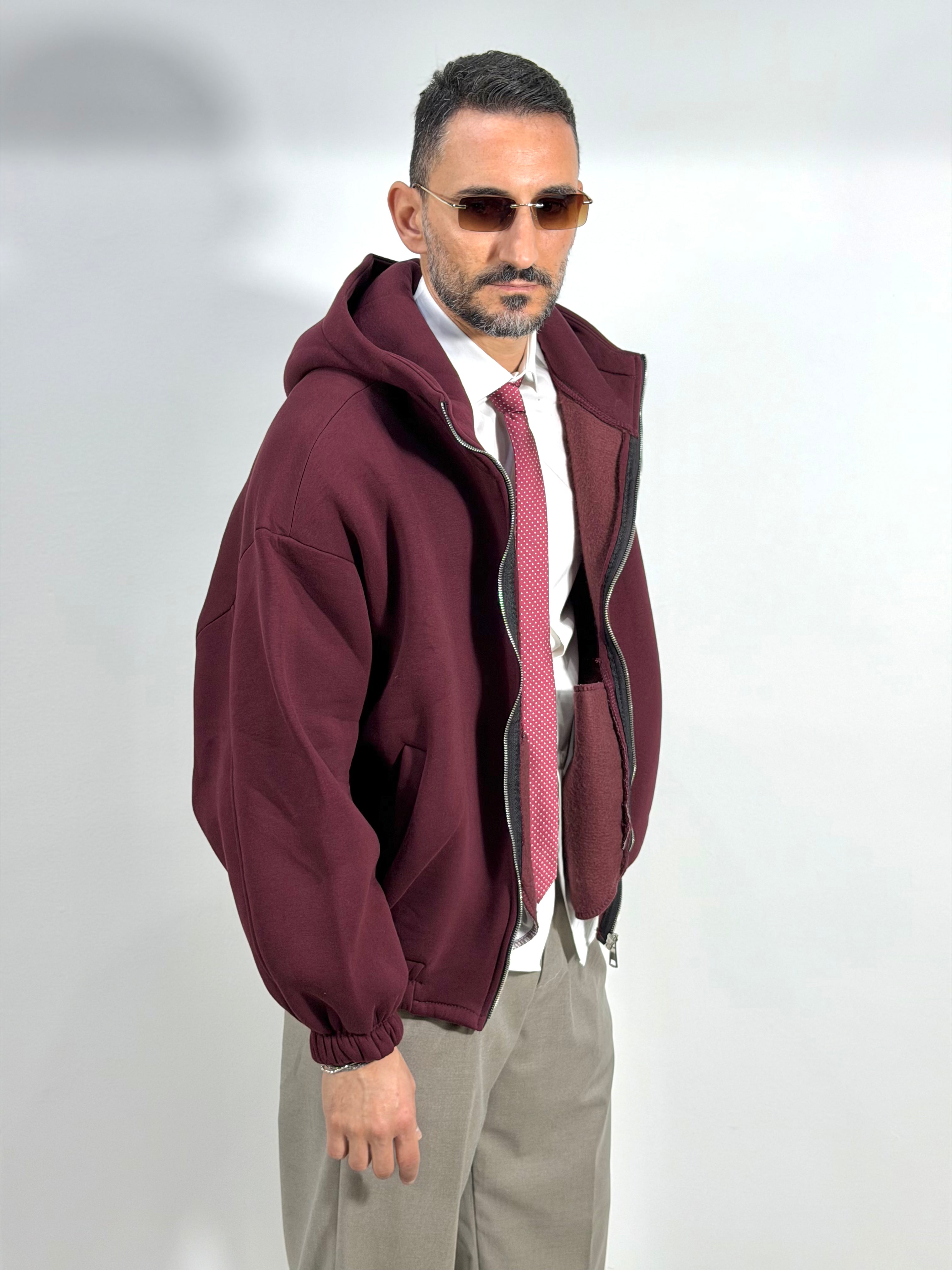 FELPA BALLON CON ZIP