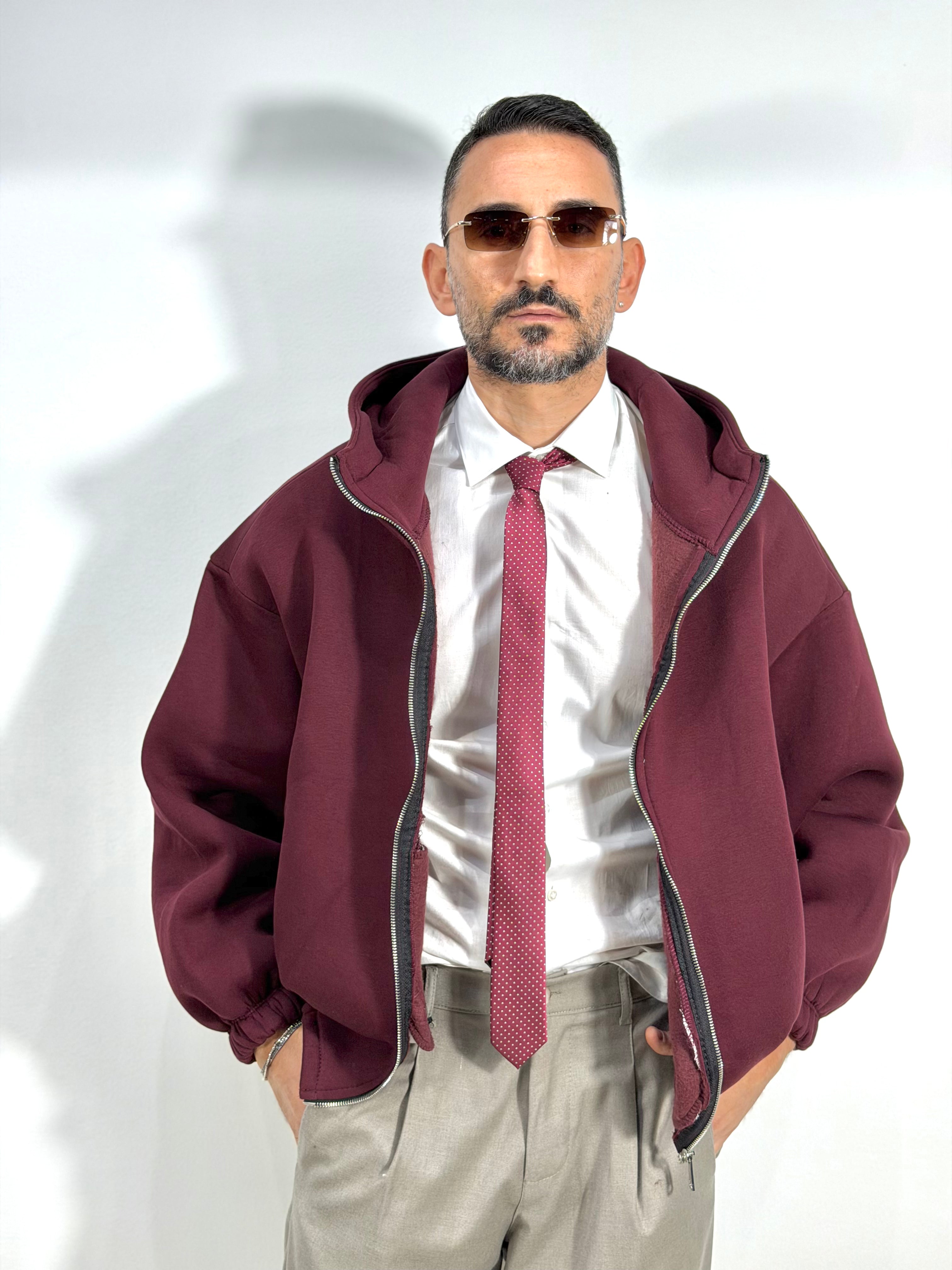 FELPA BALLON CON ZIP