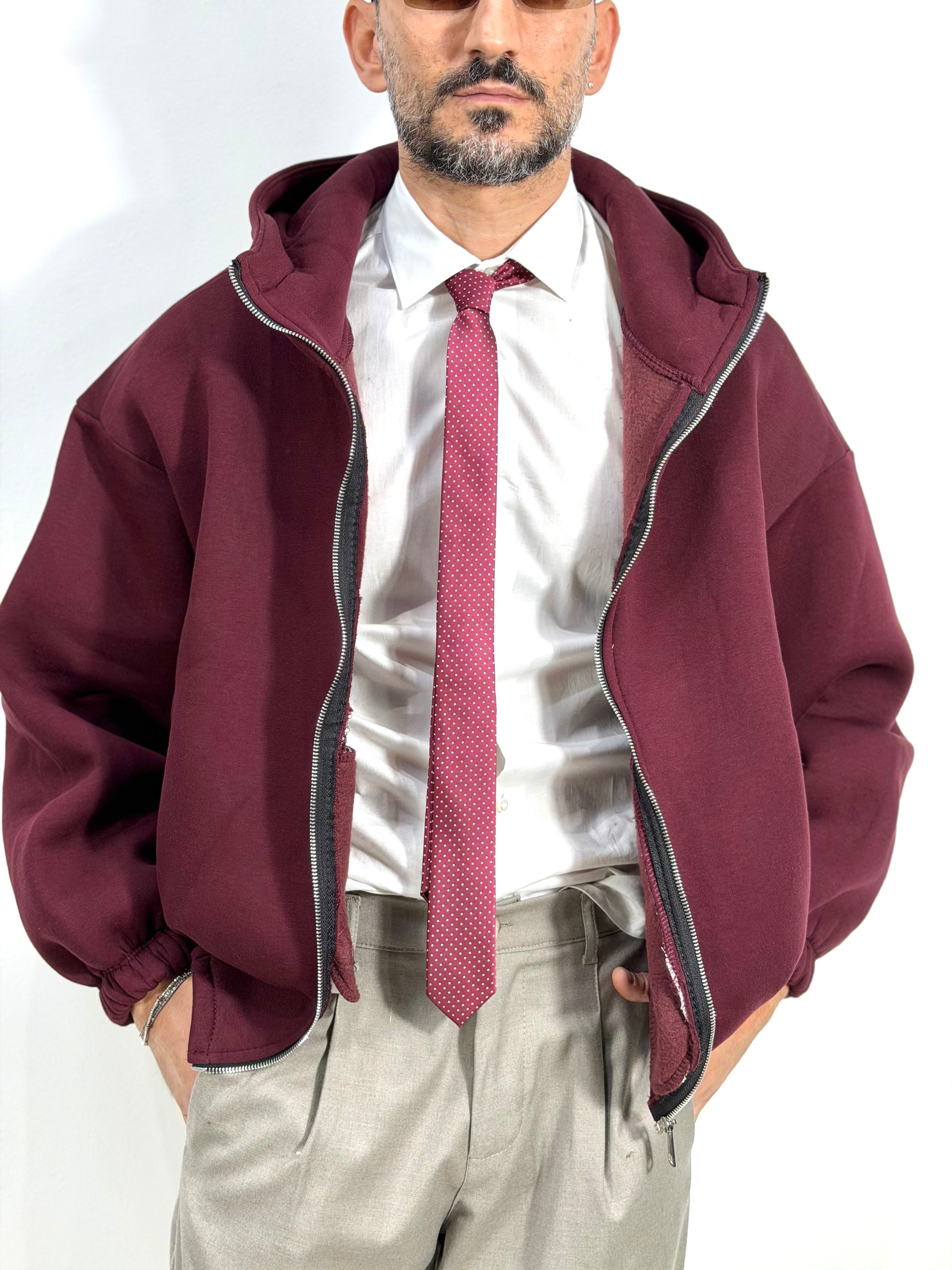 FELPA BALLON CON ZIP