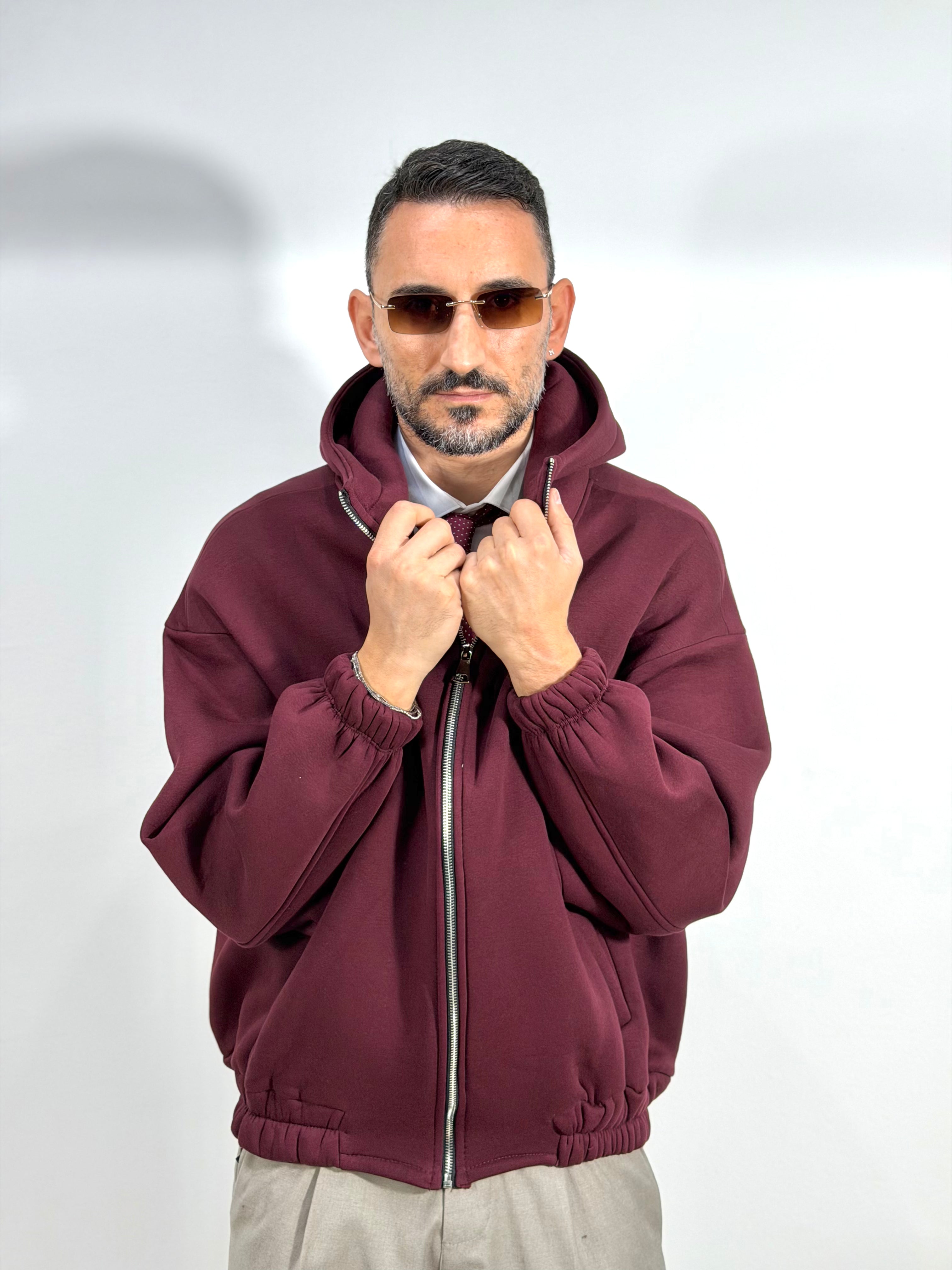 FELPA BALLON CON ZIP