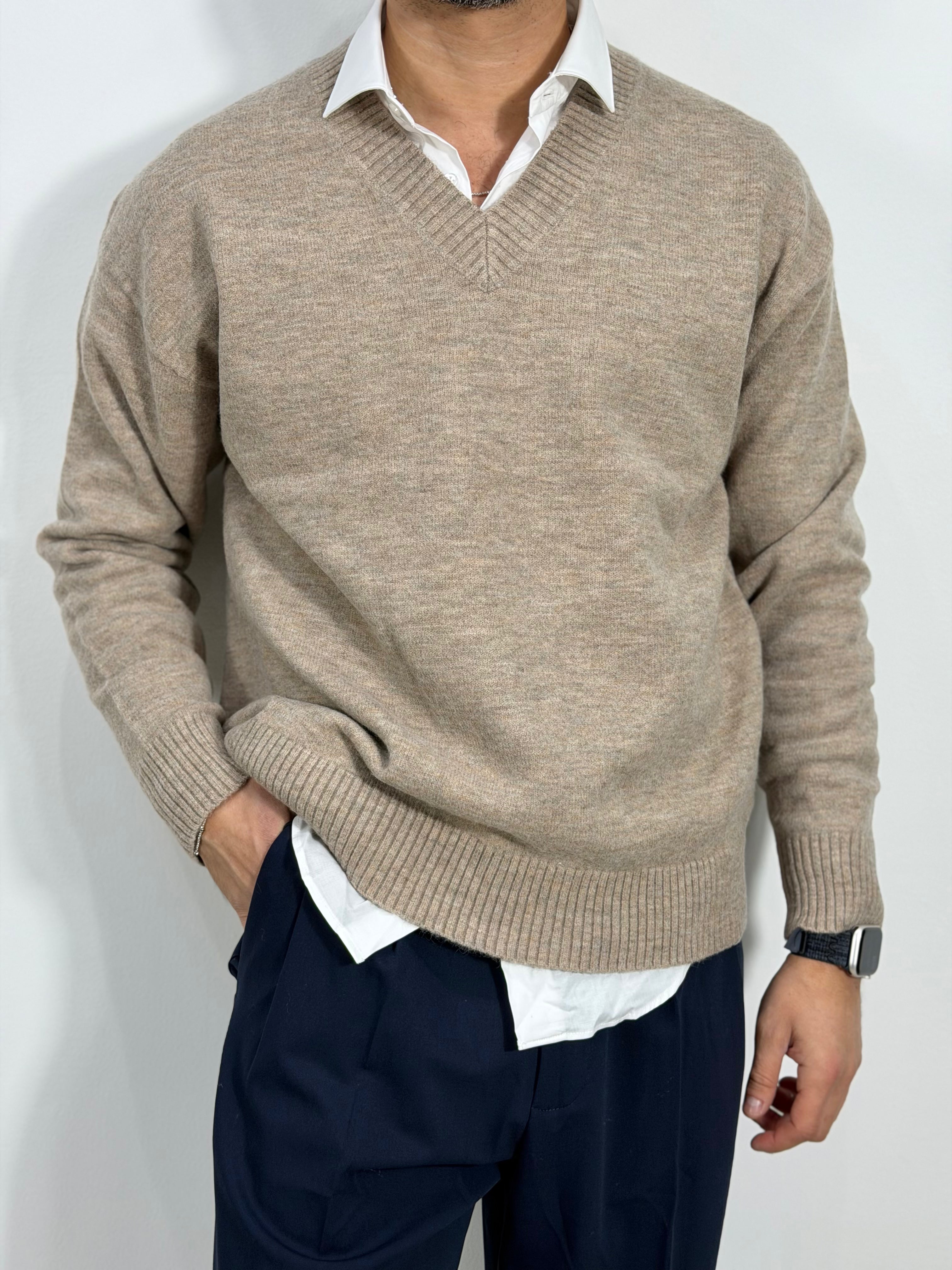 PULLOVER SCOLLO V