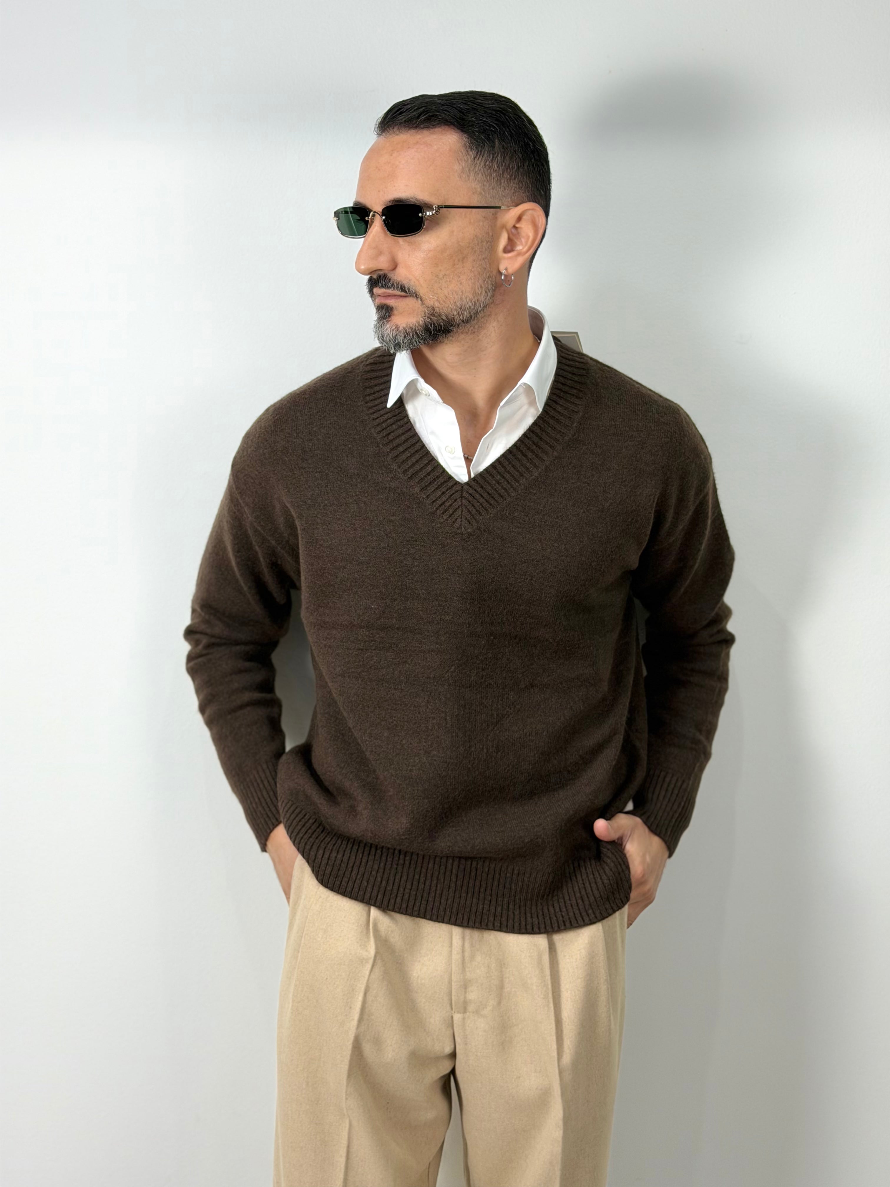 PULLOVER SCOLLO V