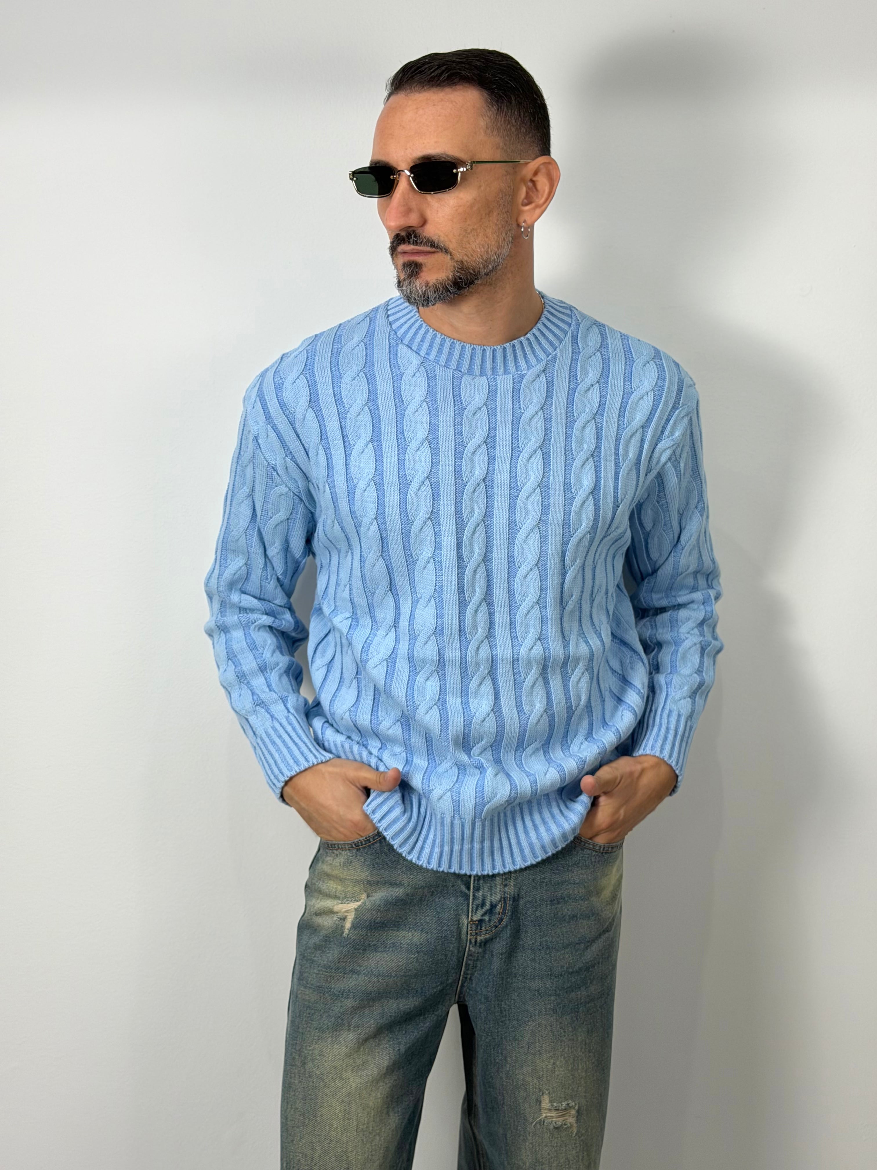 PULLOVER TRECCIA
