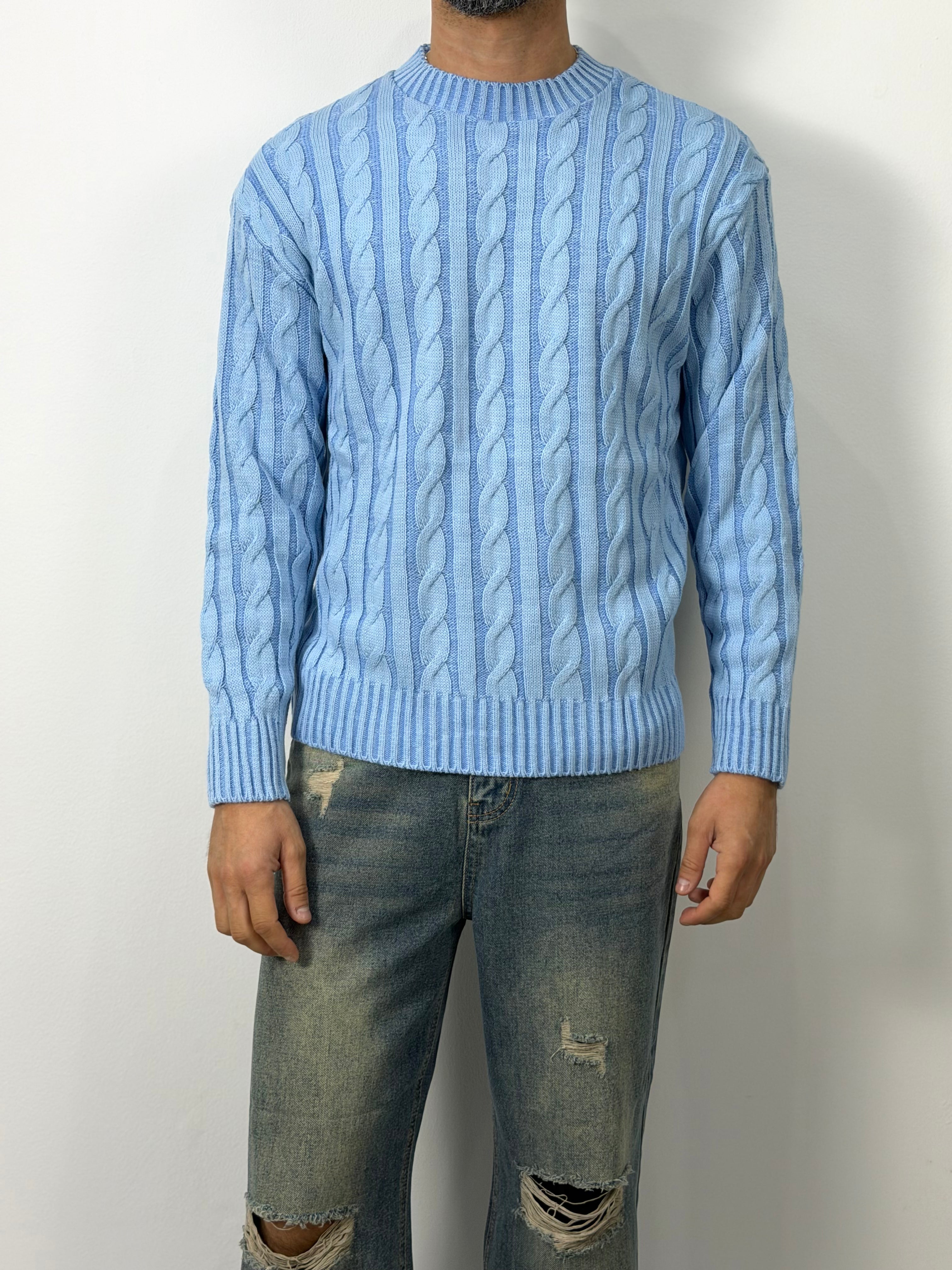 PULLOVER TRECCIA
