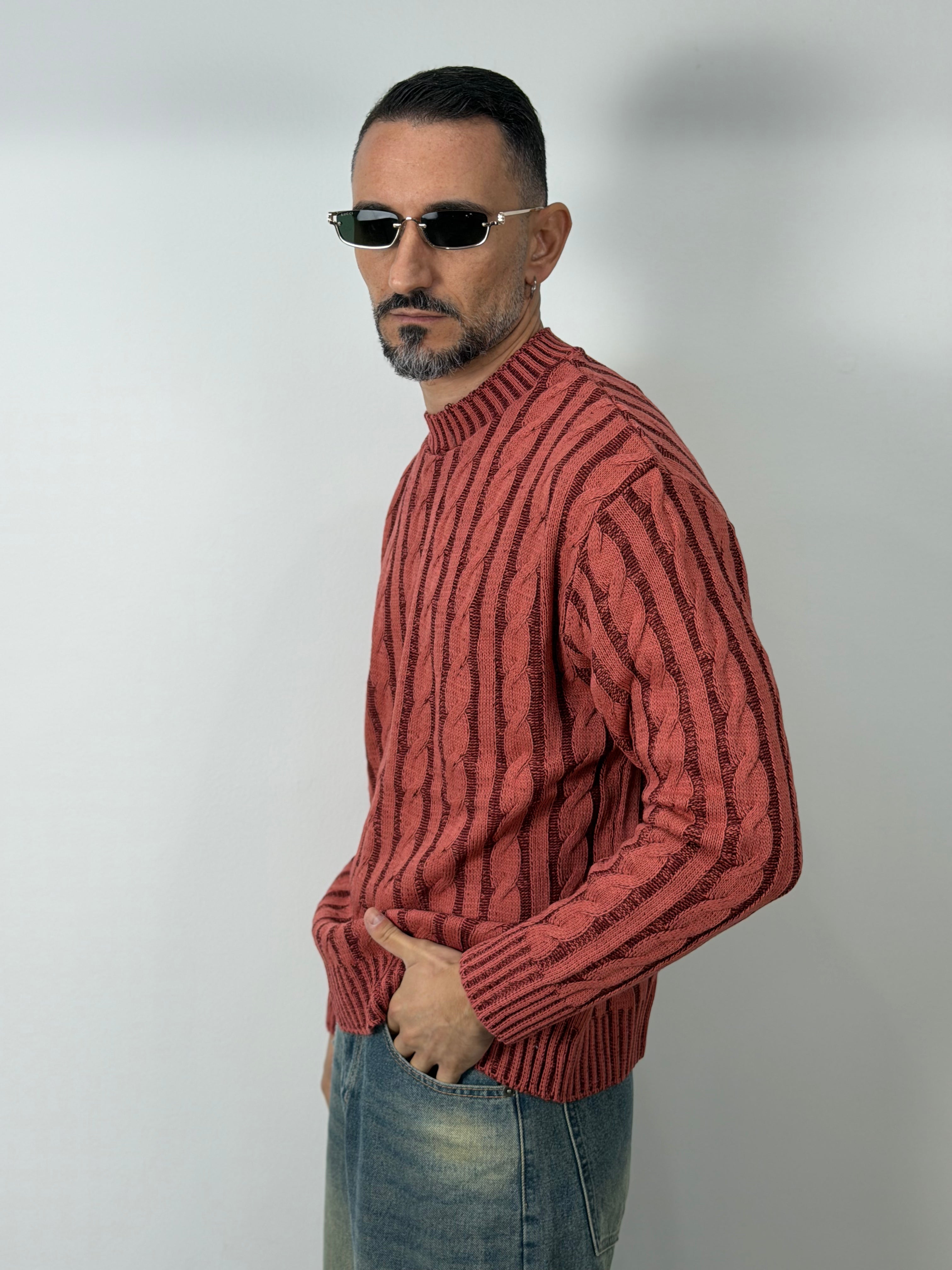 PULLOVER TRECCIA