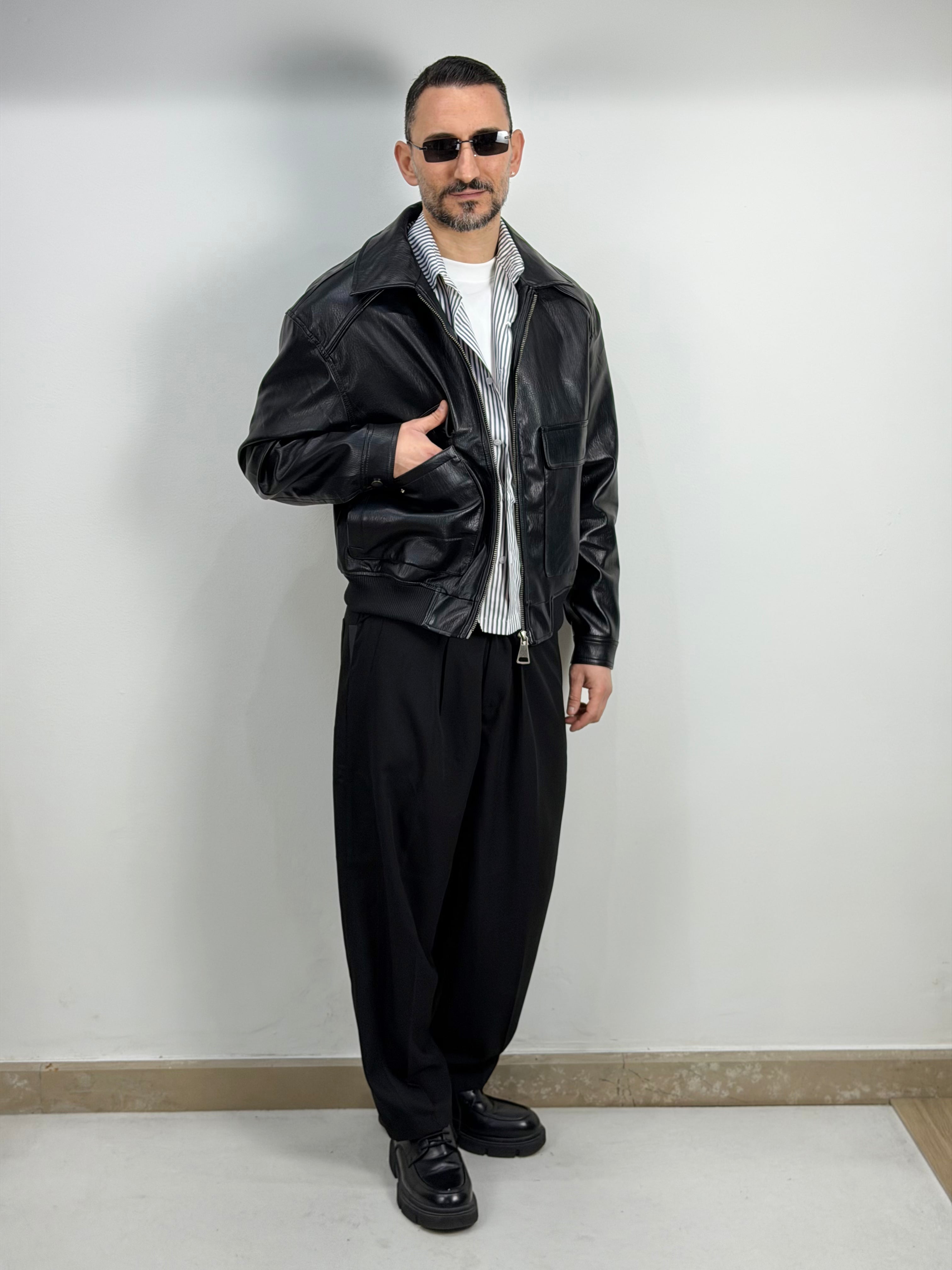 BOMBER ECOPELLE AVIATORE