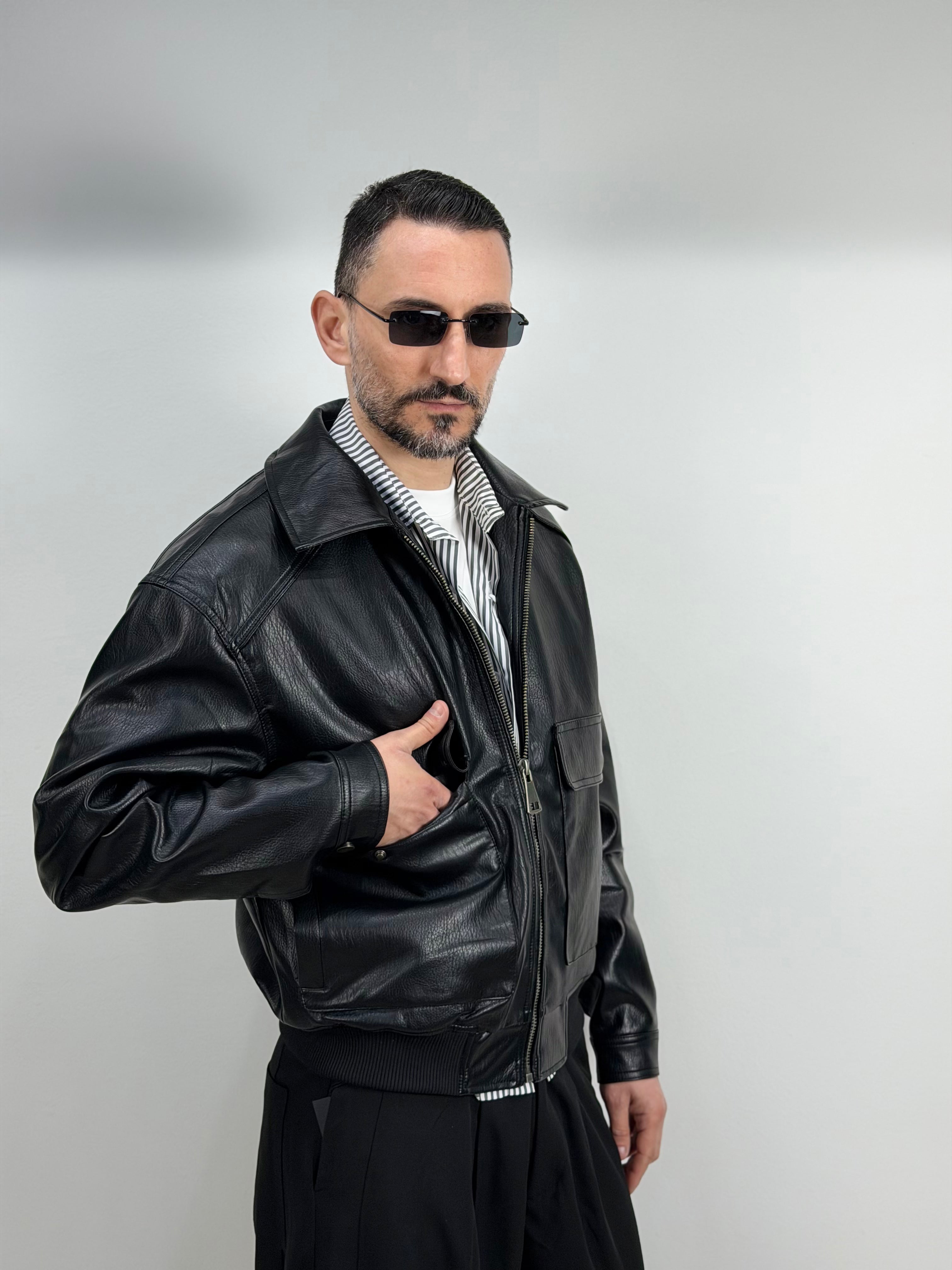 BOMBER ECOPELLE AVIATORE