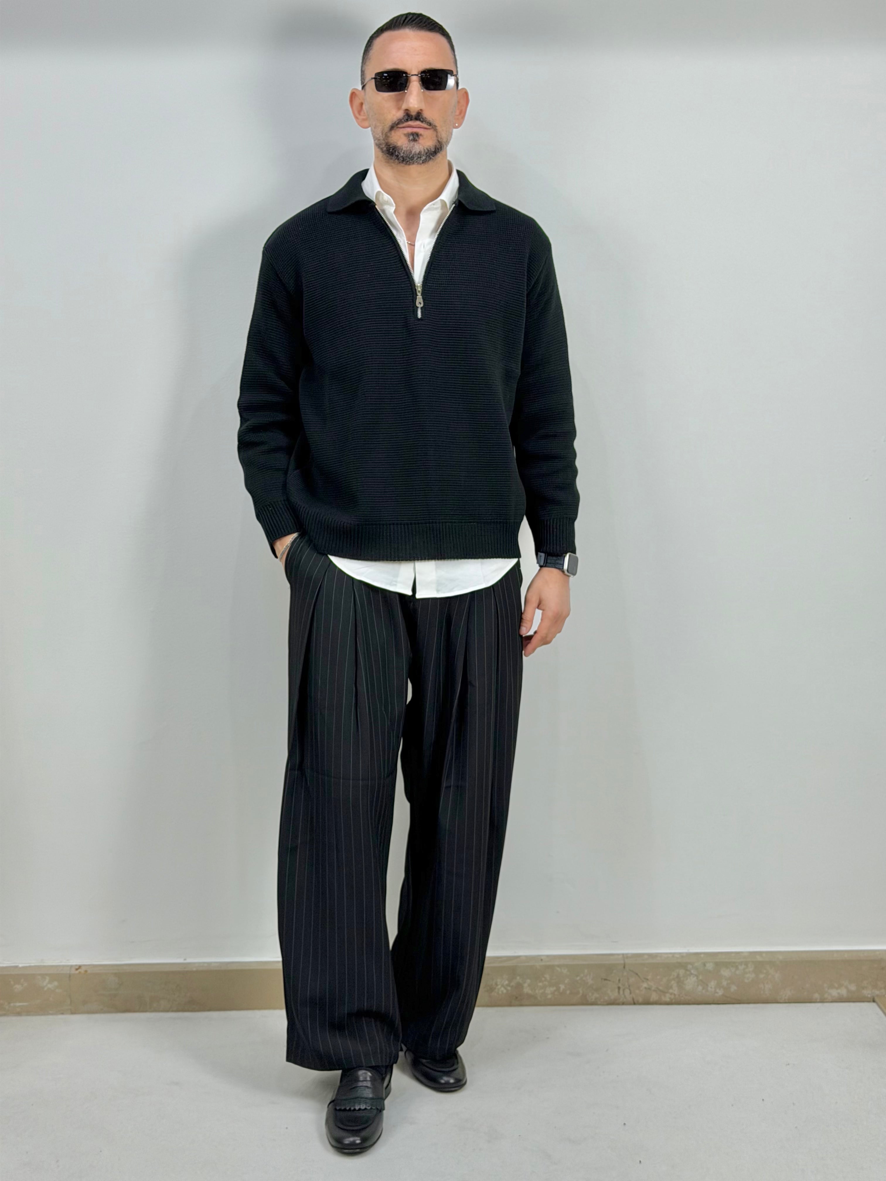 PANTALONE SUPER PINCES GESSATO
