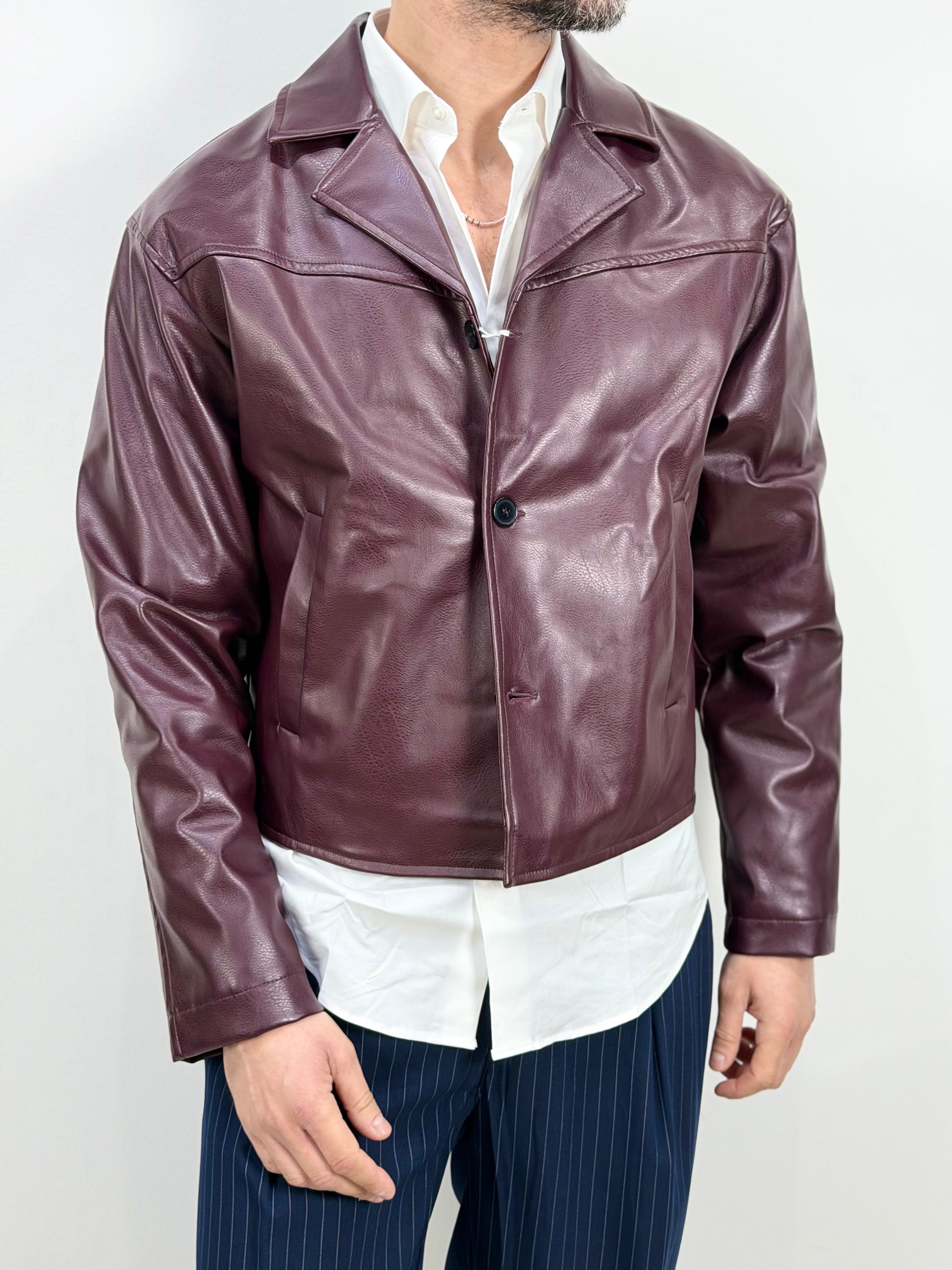 BOARD JACKET IN ECOPELLE