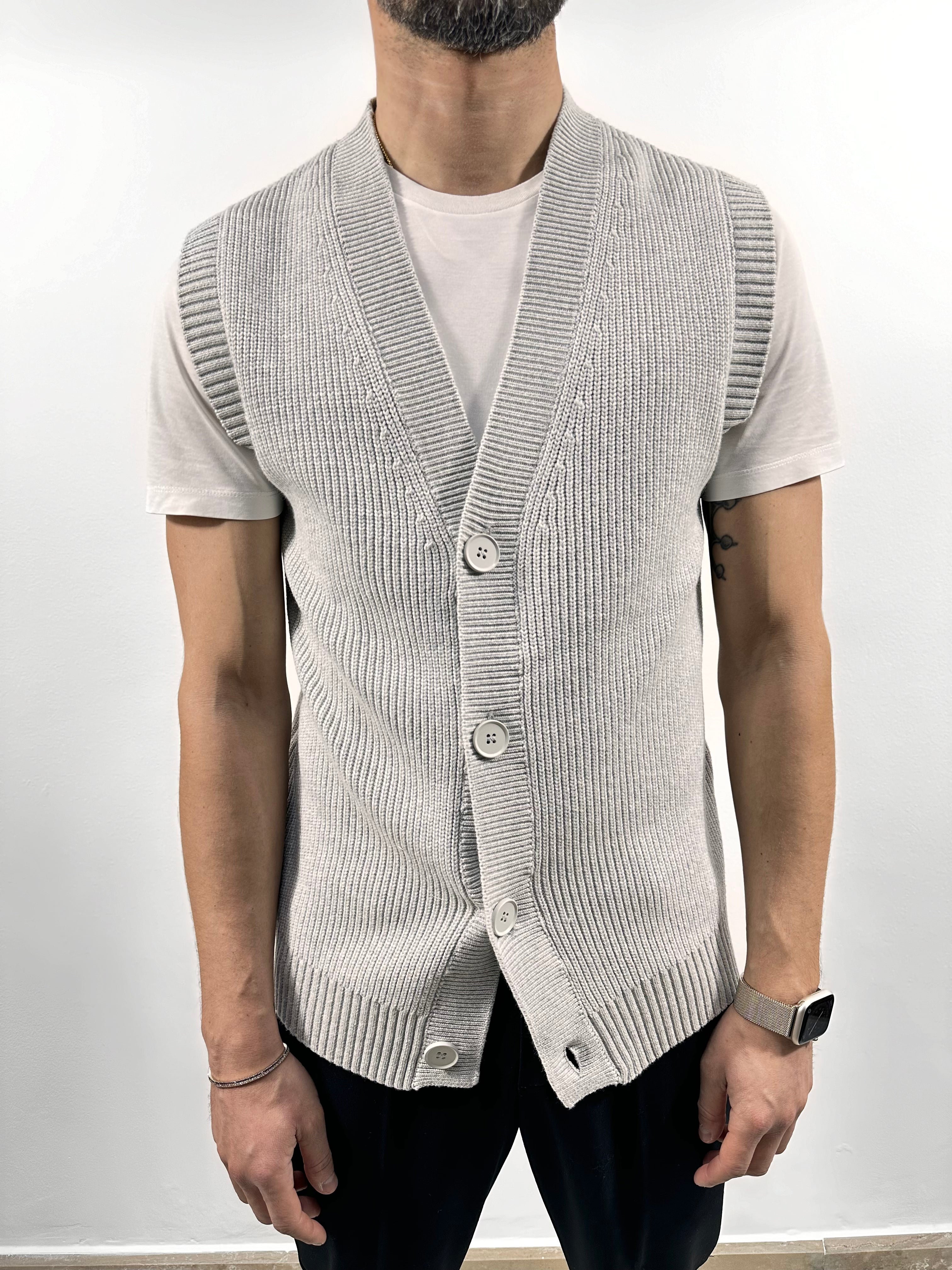 CARDIGAN SMANICATO