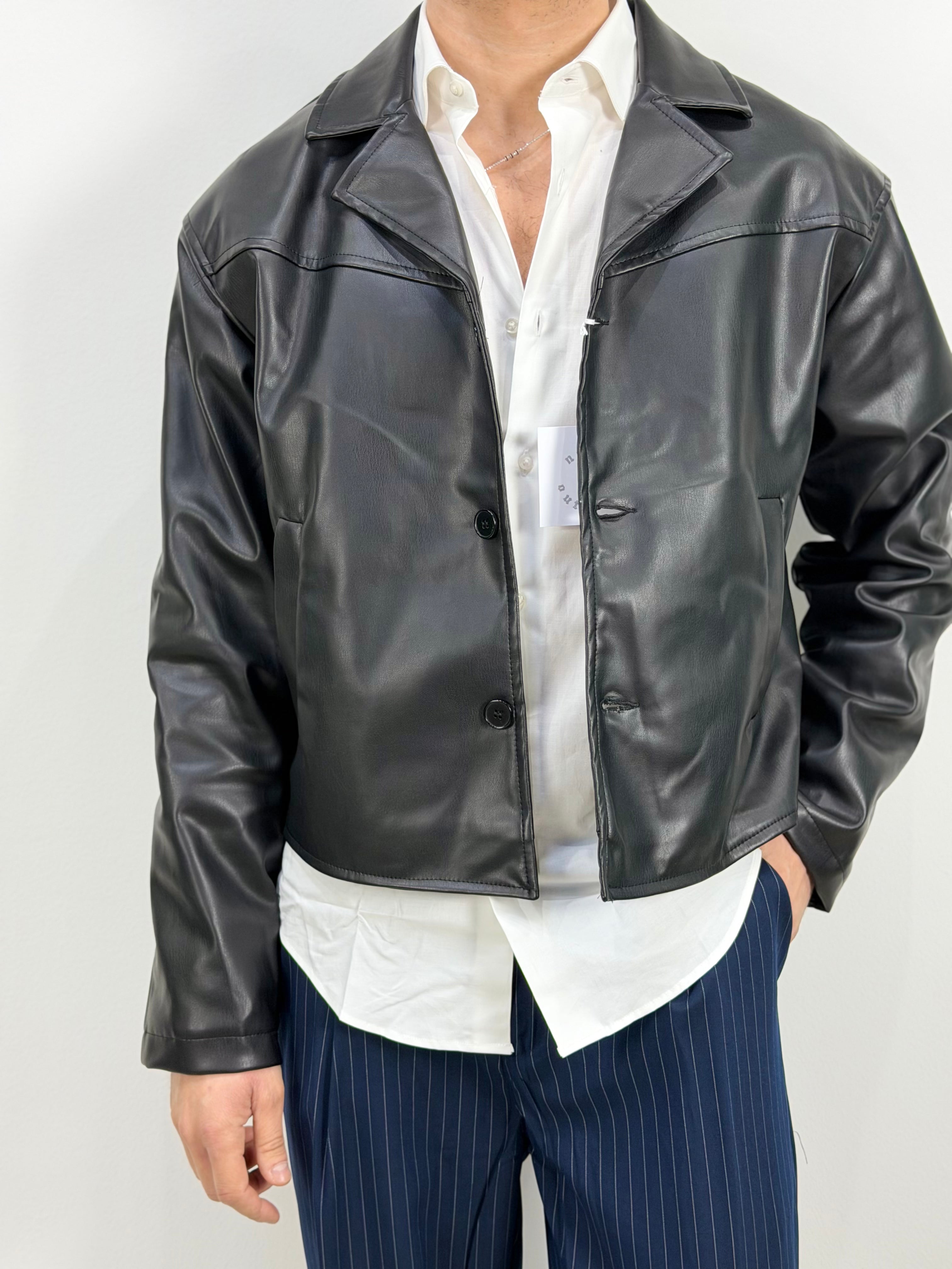 BOARD JACKET IN ECOPELLE