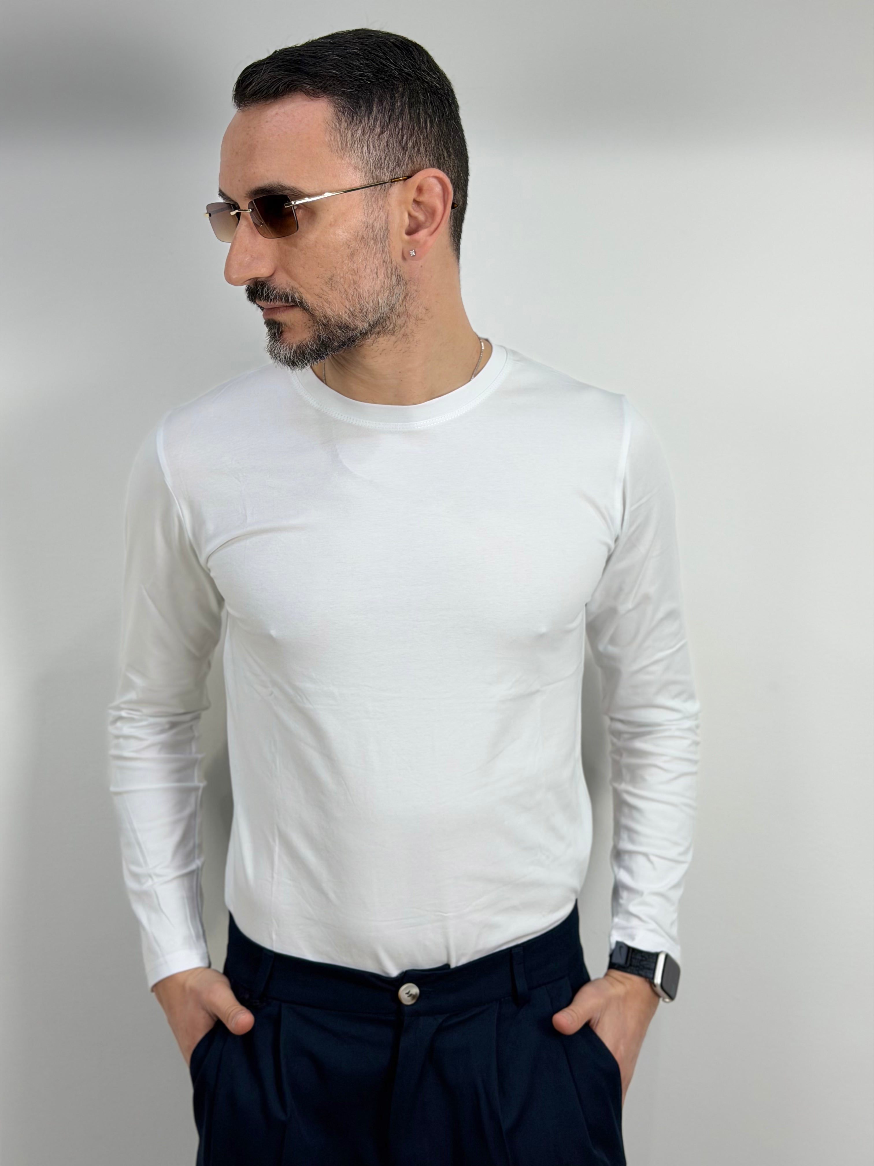 T SHIRT COTONE MANICA LUNGA