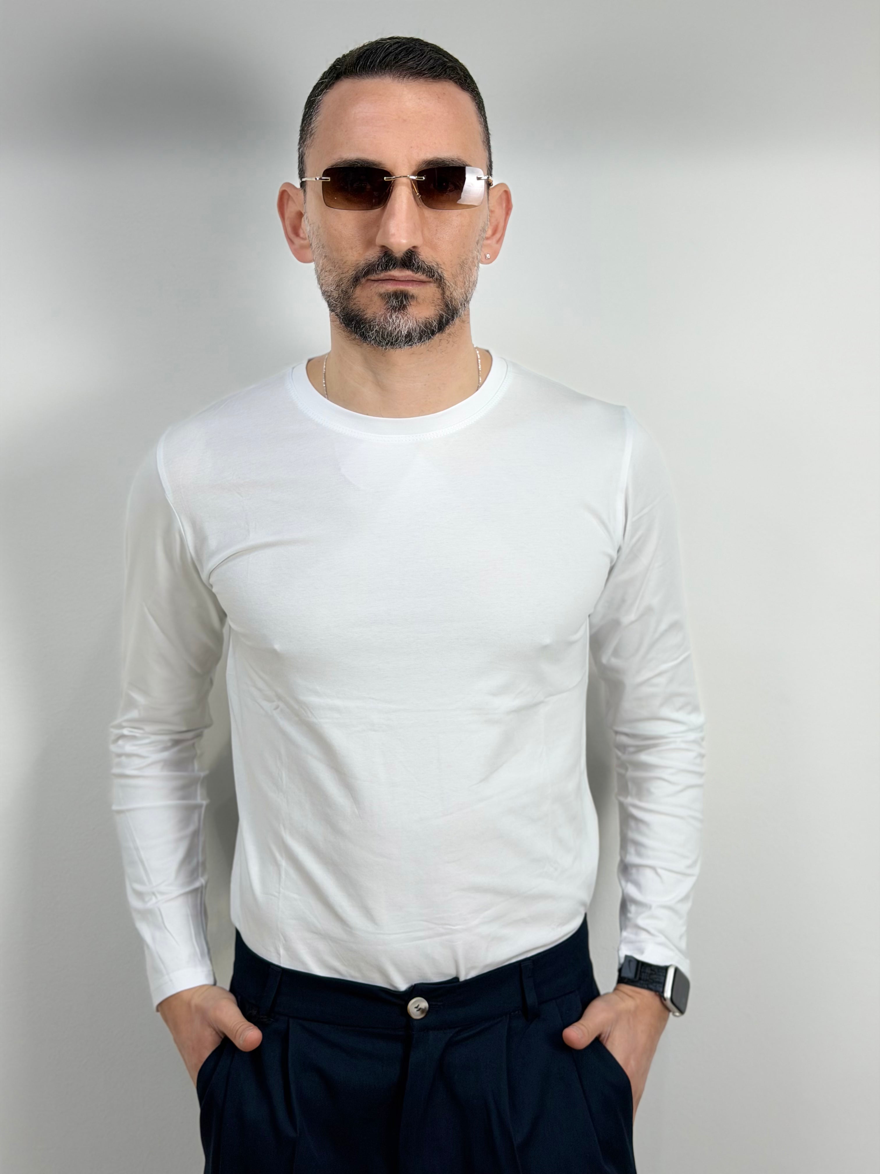 T SHIRT COTONE MANICA LUNGA
