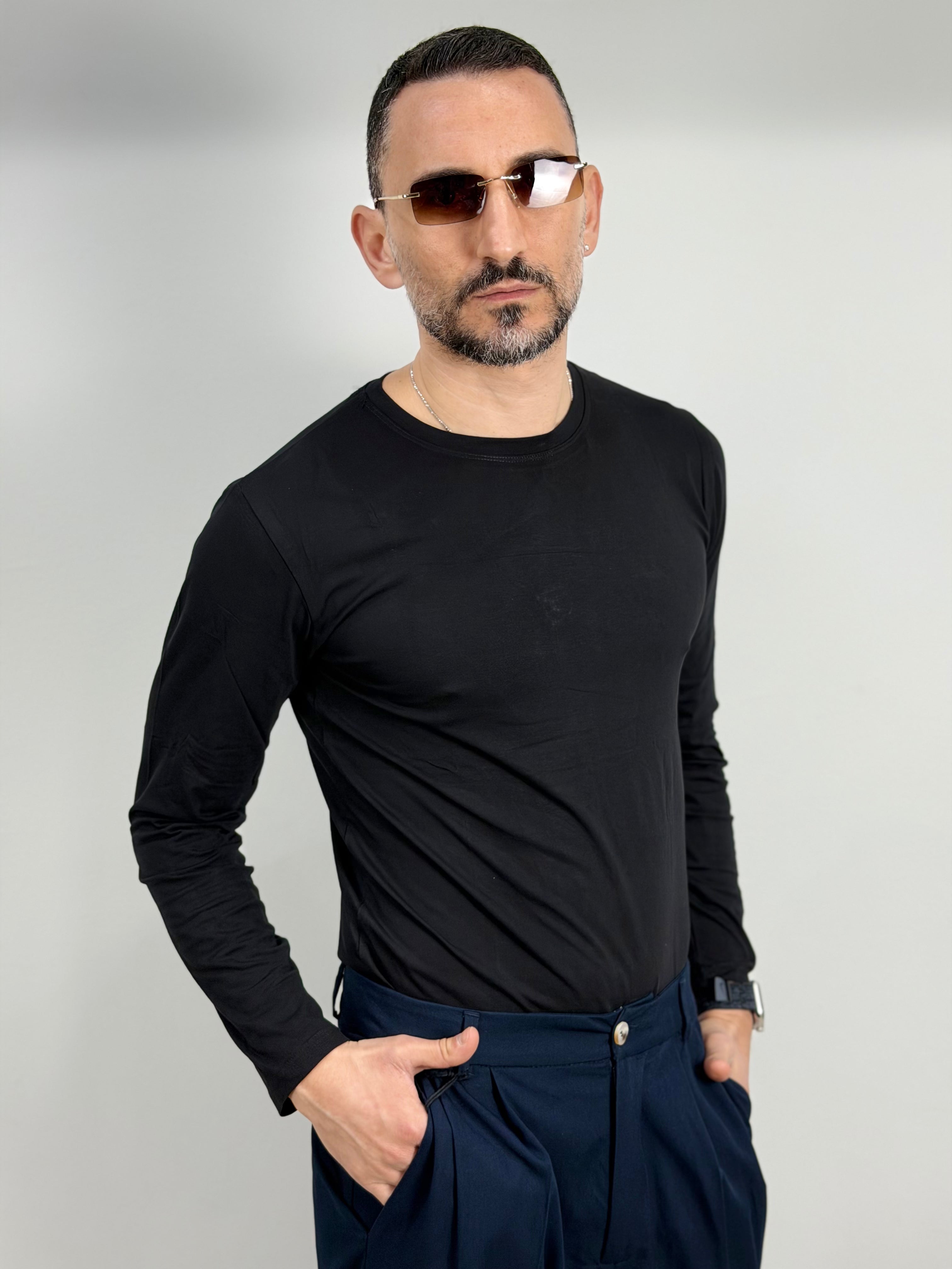 T SHIRT COTONE MANICA LUNGA