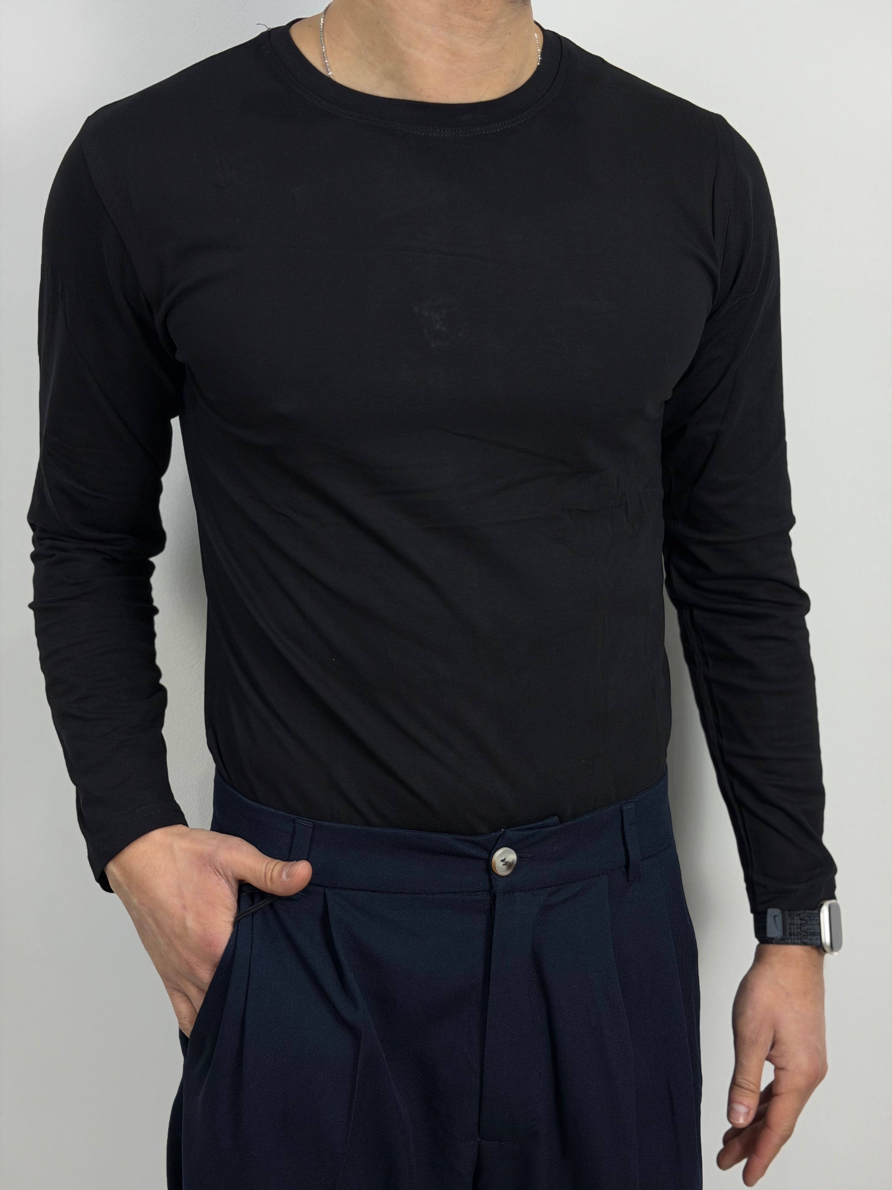 T SHIRT COTONE MANICA LUNGA