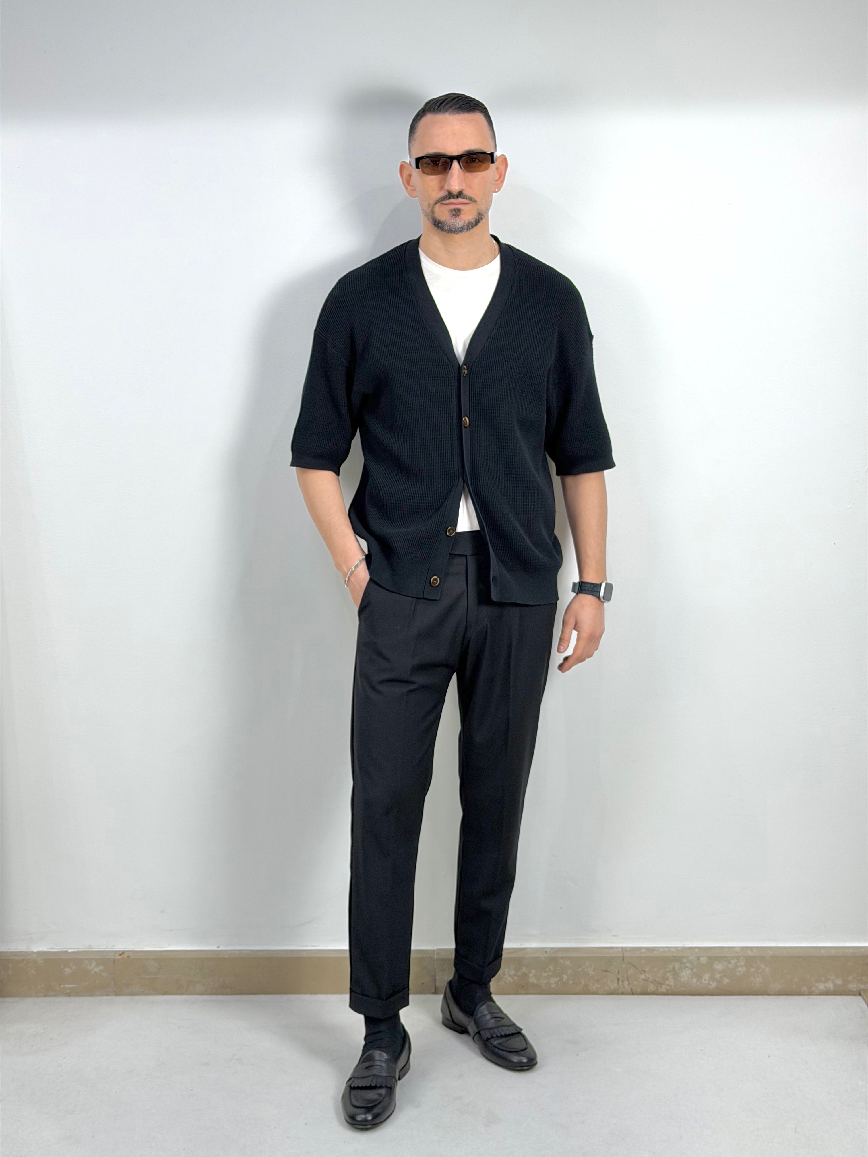 CARDIGAN MANICA CORTA