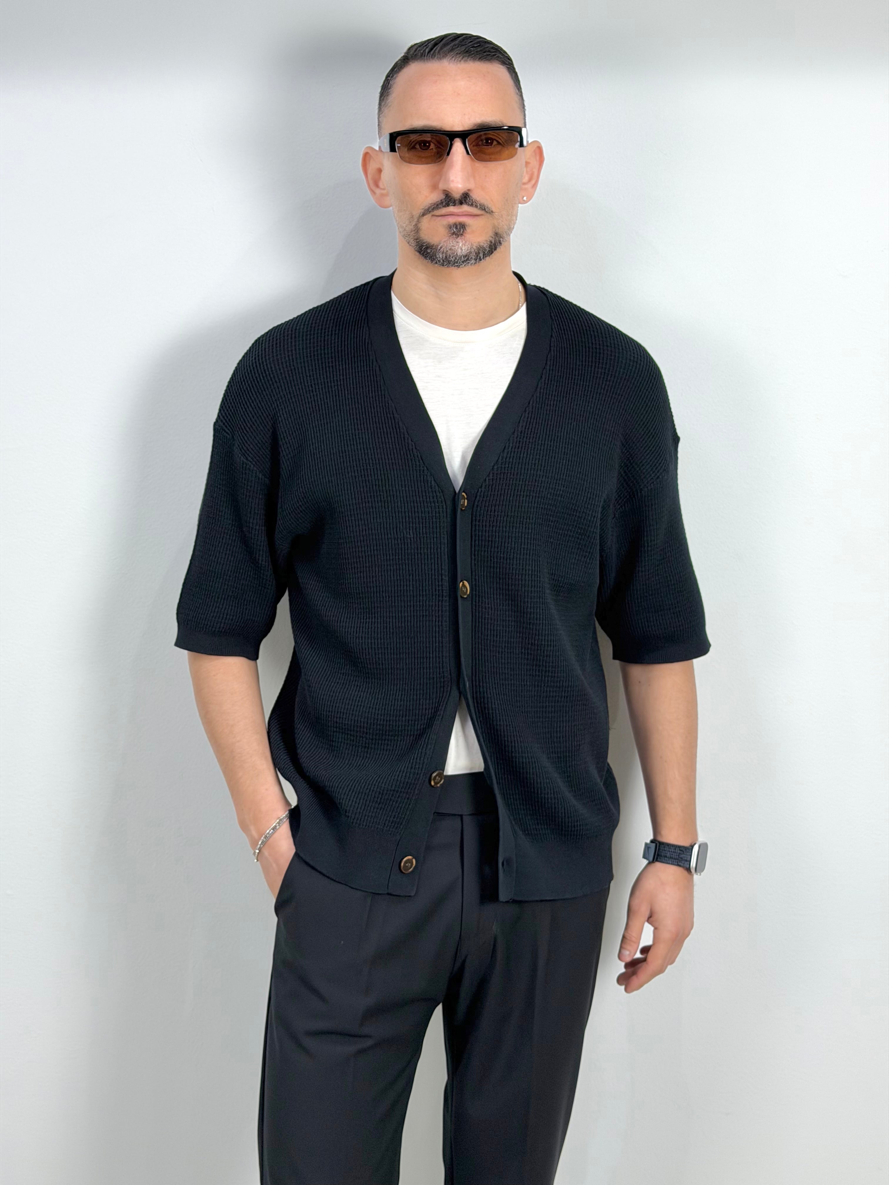 CARDIGAN MANICA CORTA