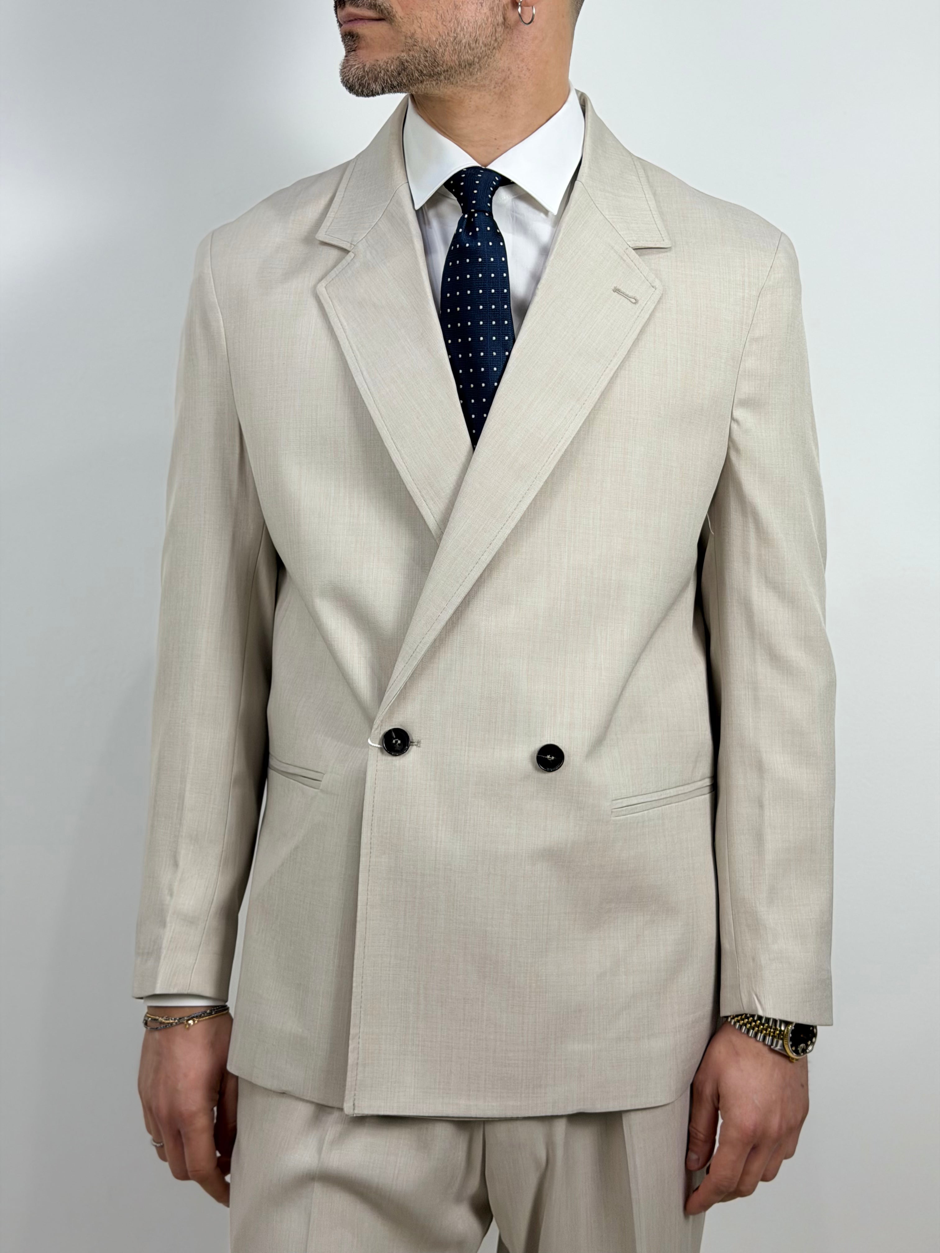 ABITO DUE BOTTONI OVER