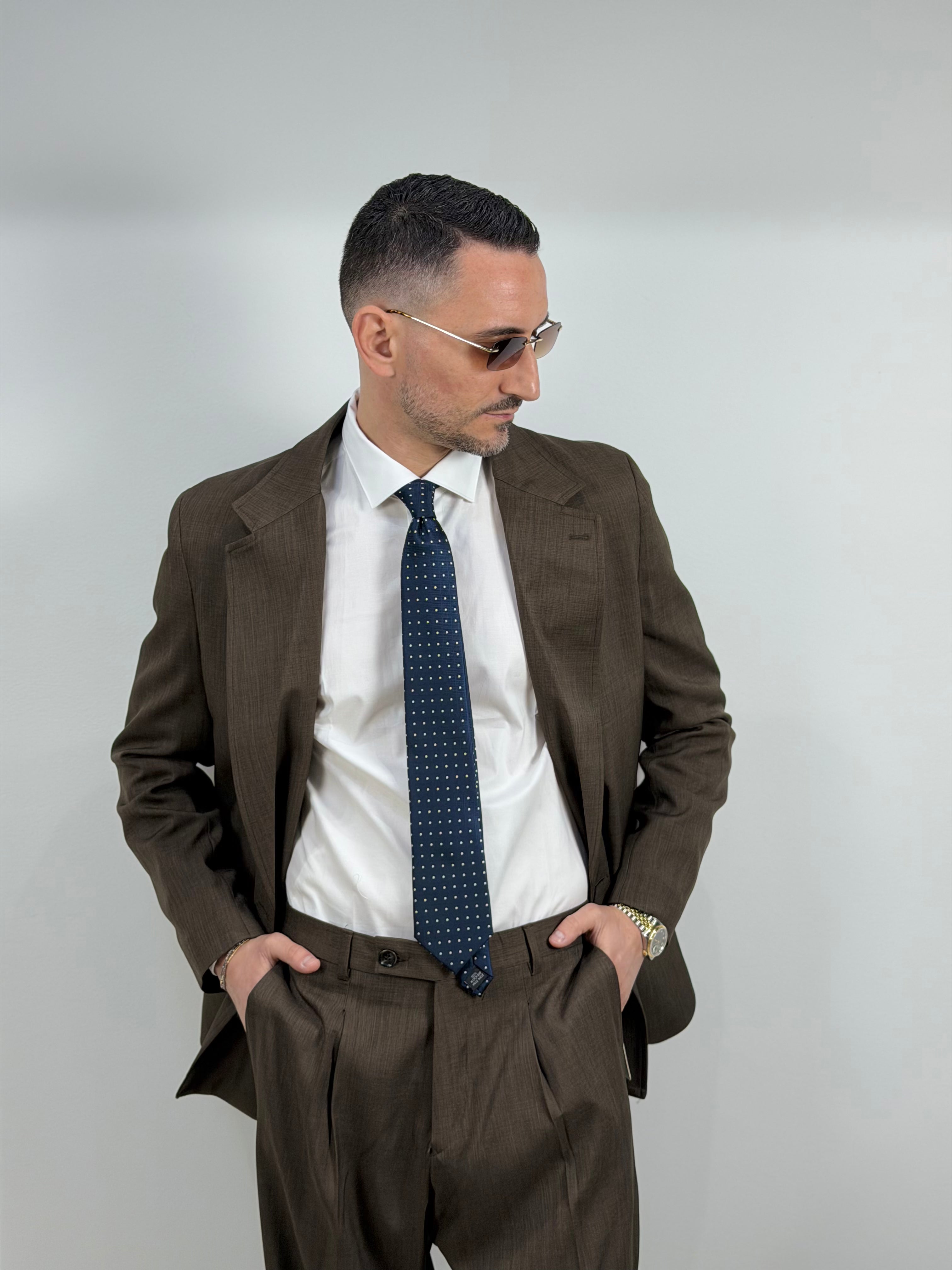 ABITO DUE BOTTONI OVER