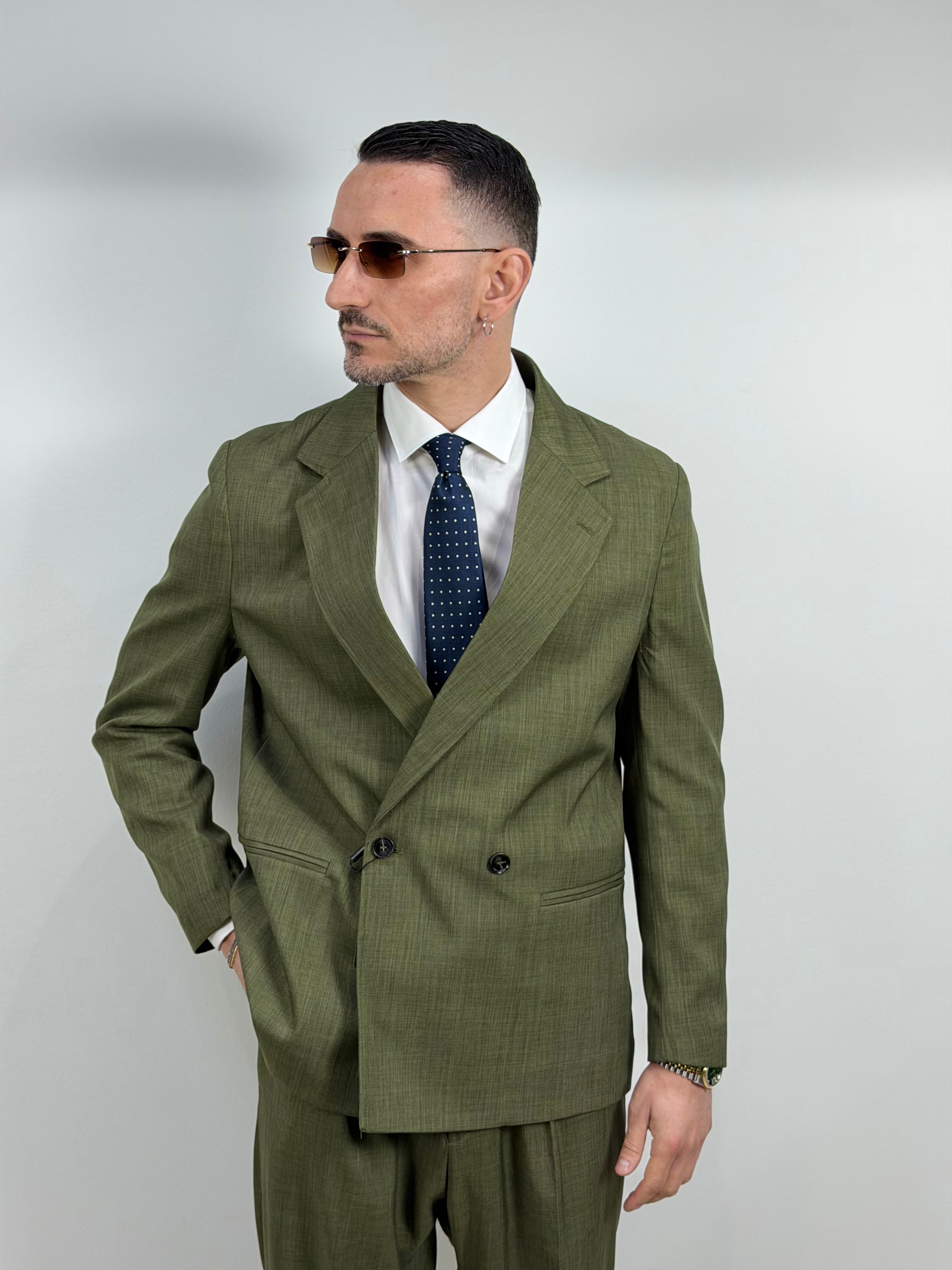 ABITO DUE BOTTONI OVER