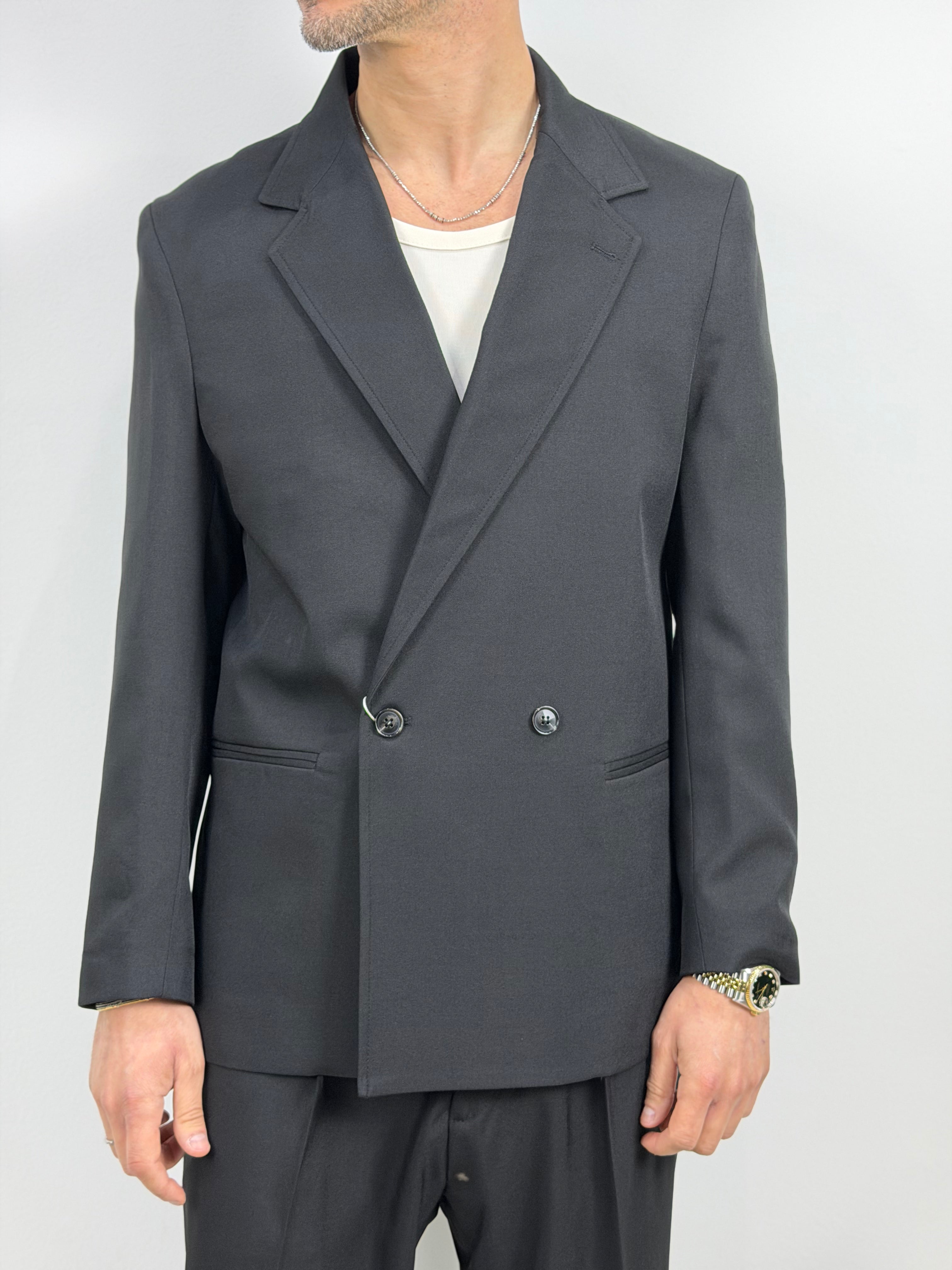 ABITO DUE BOTTONI OVER