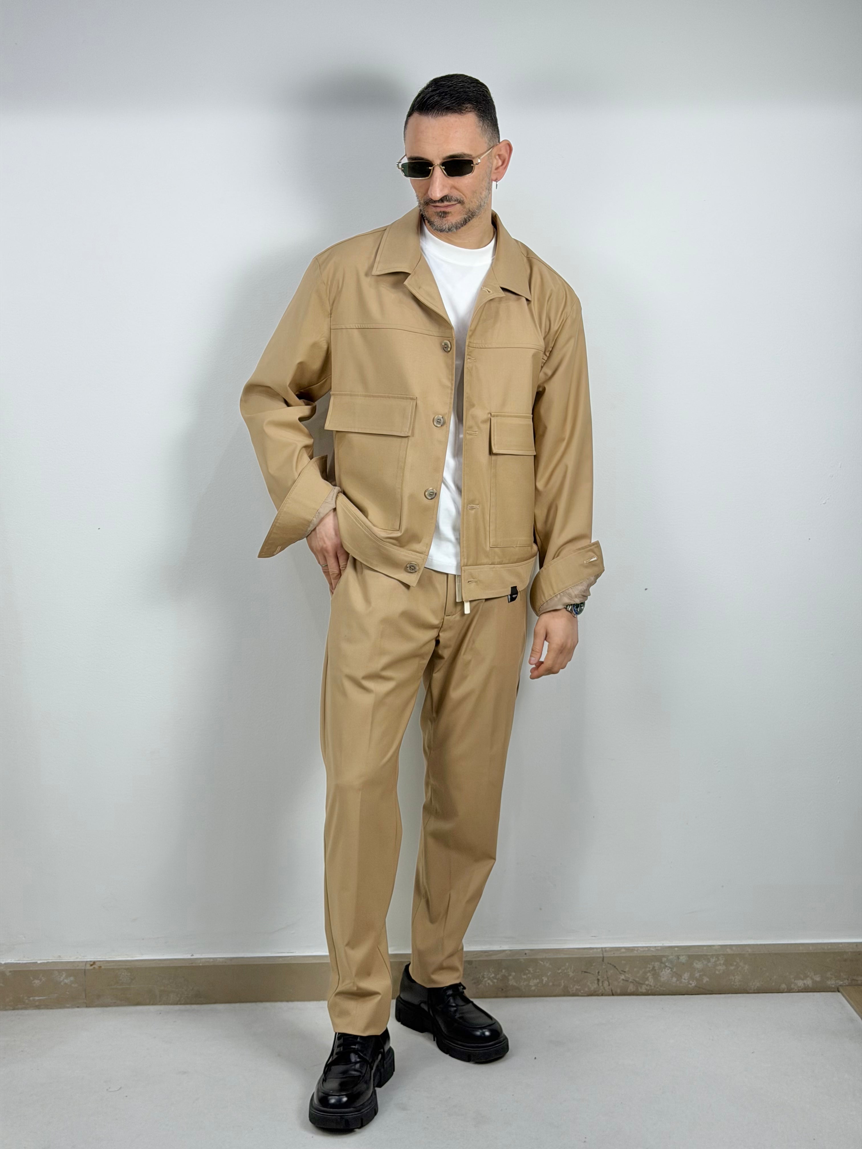 COORDINATO SAFARI IN FRESCO LANA