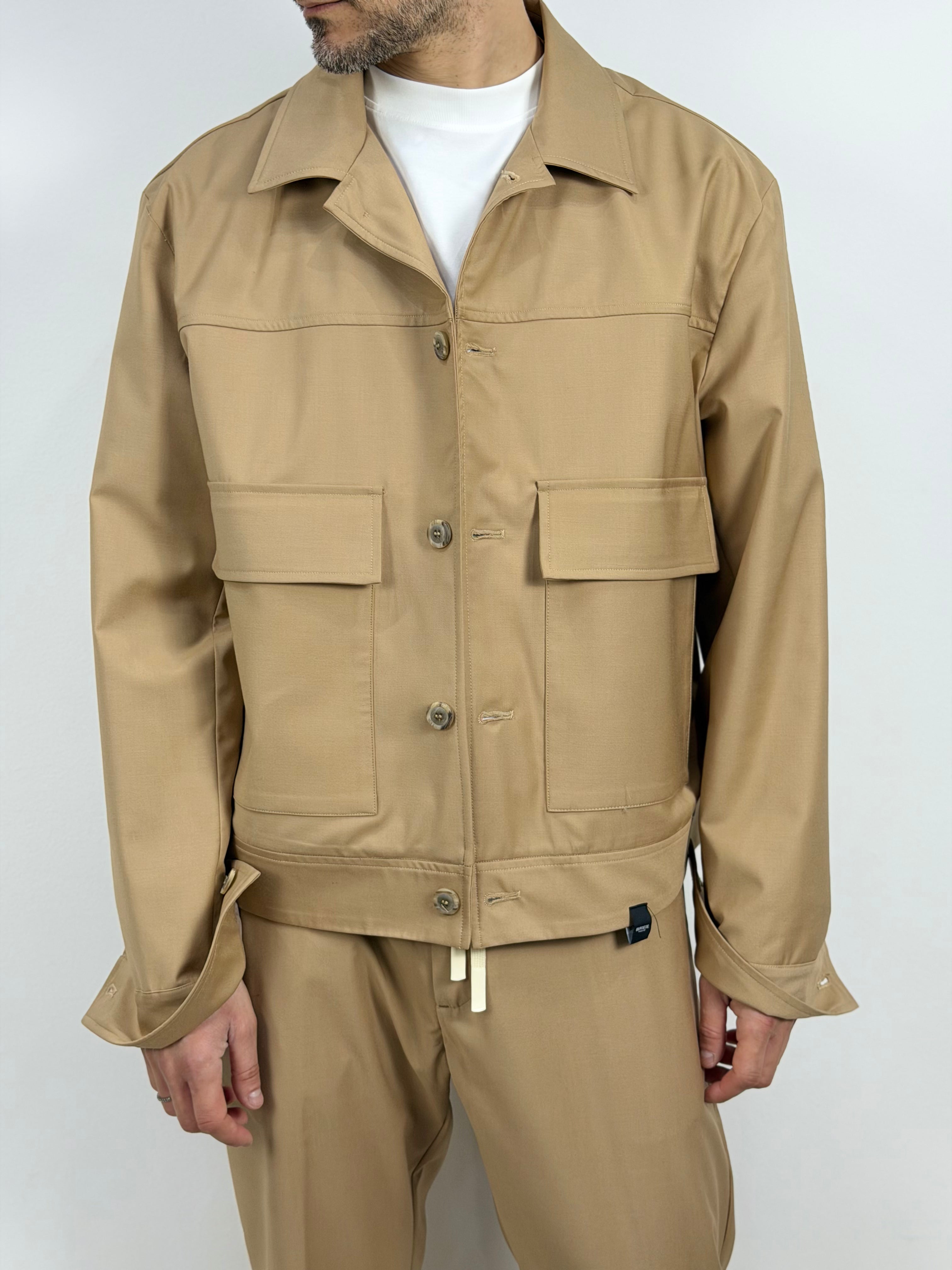 COORDINATO SAFARI IN FRESCO LANA