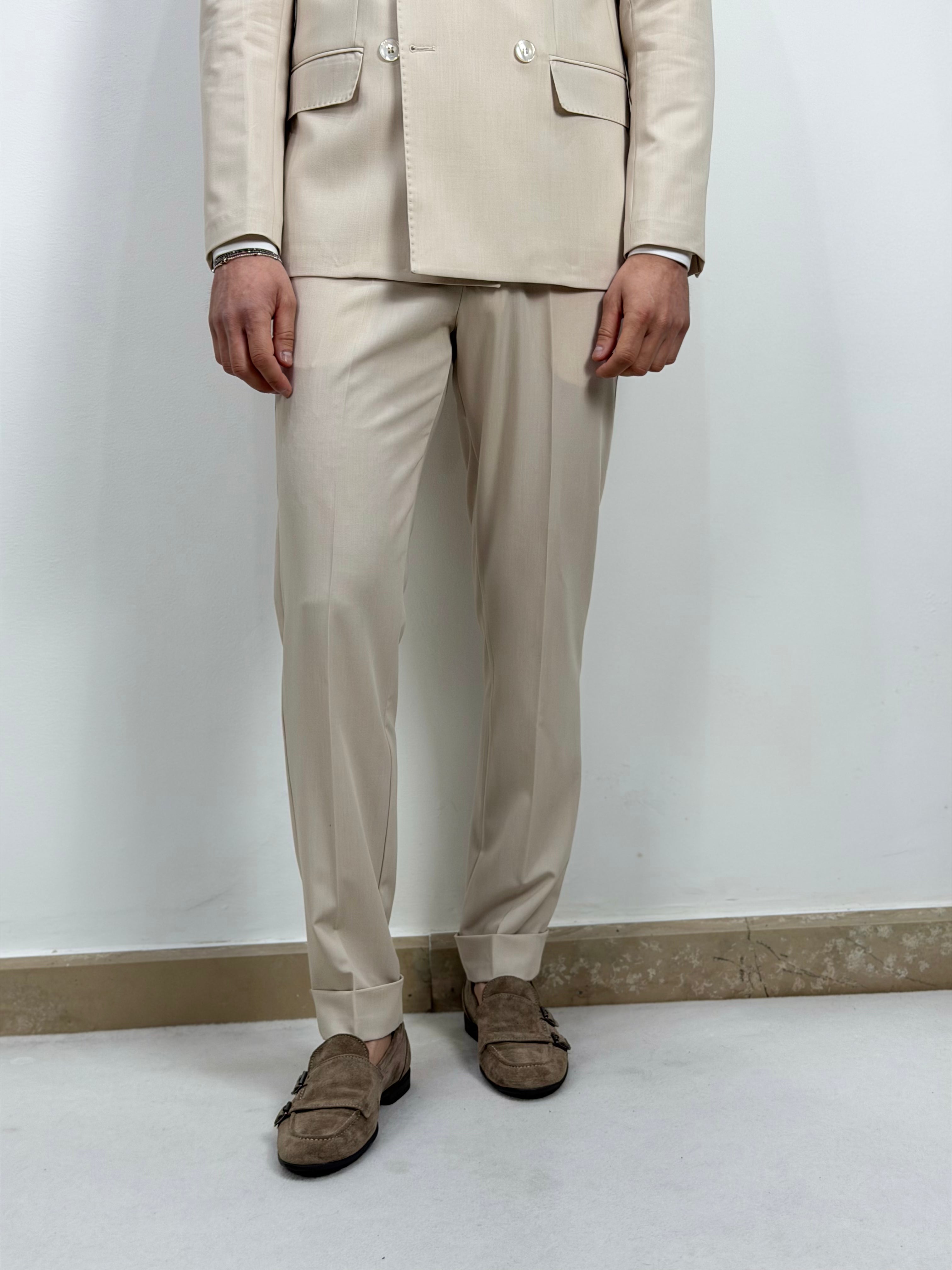 ABITO DOPPIOPETTO IN FRESCO LANA