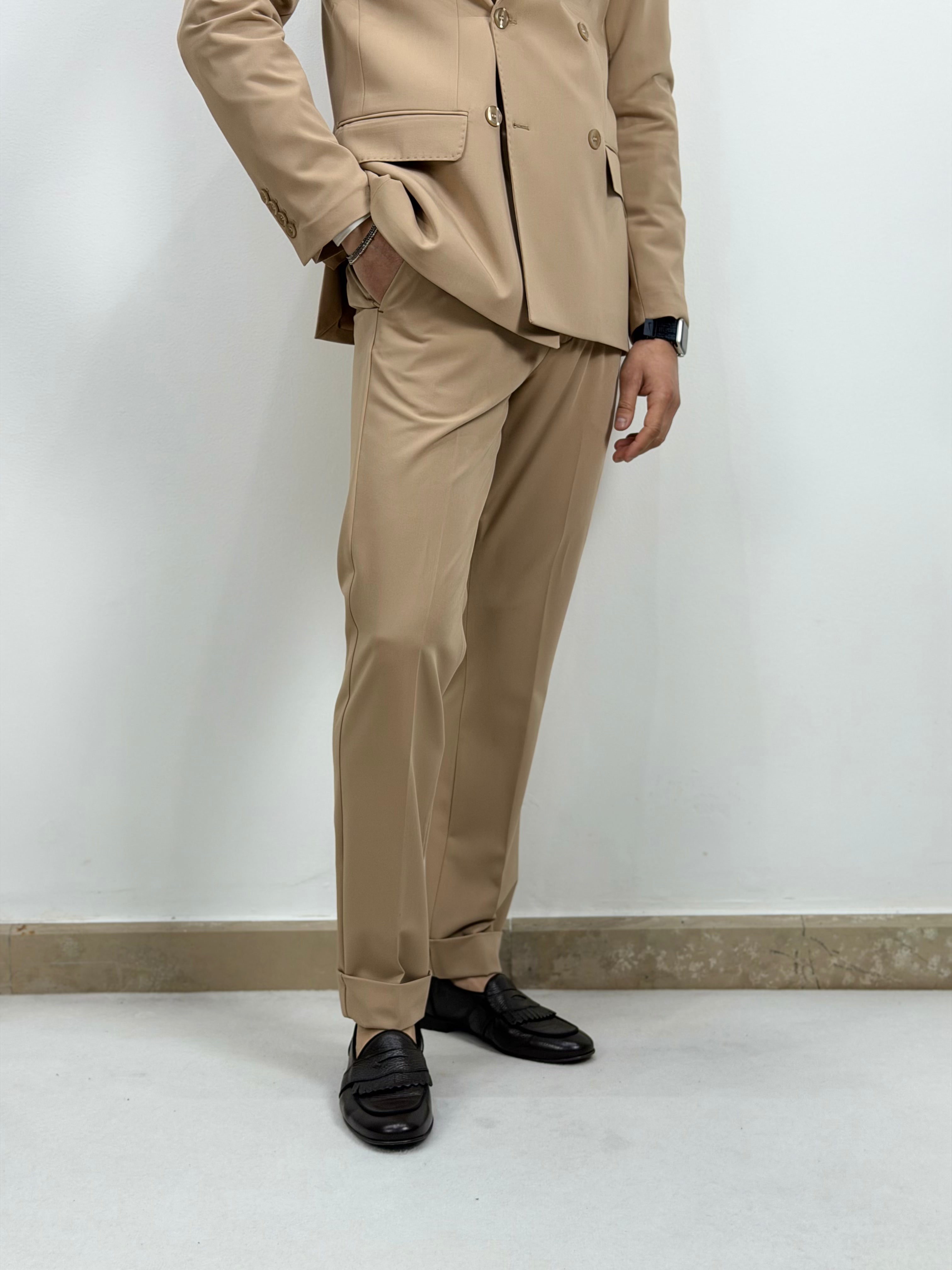 ABITO DOPPIOPETTO IN FRESCO LANA