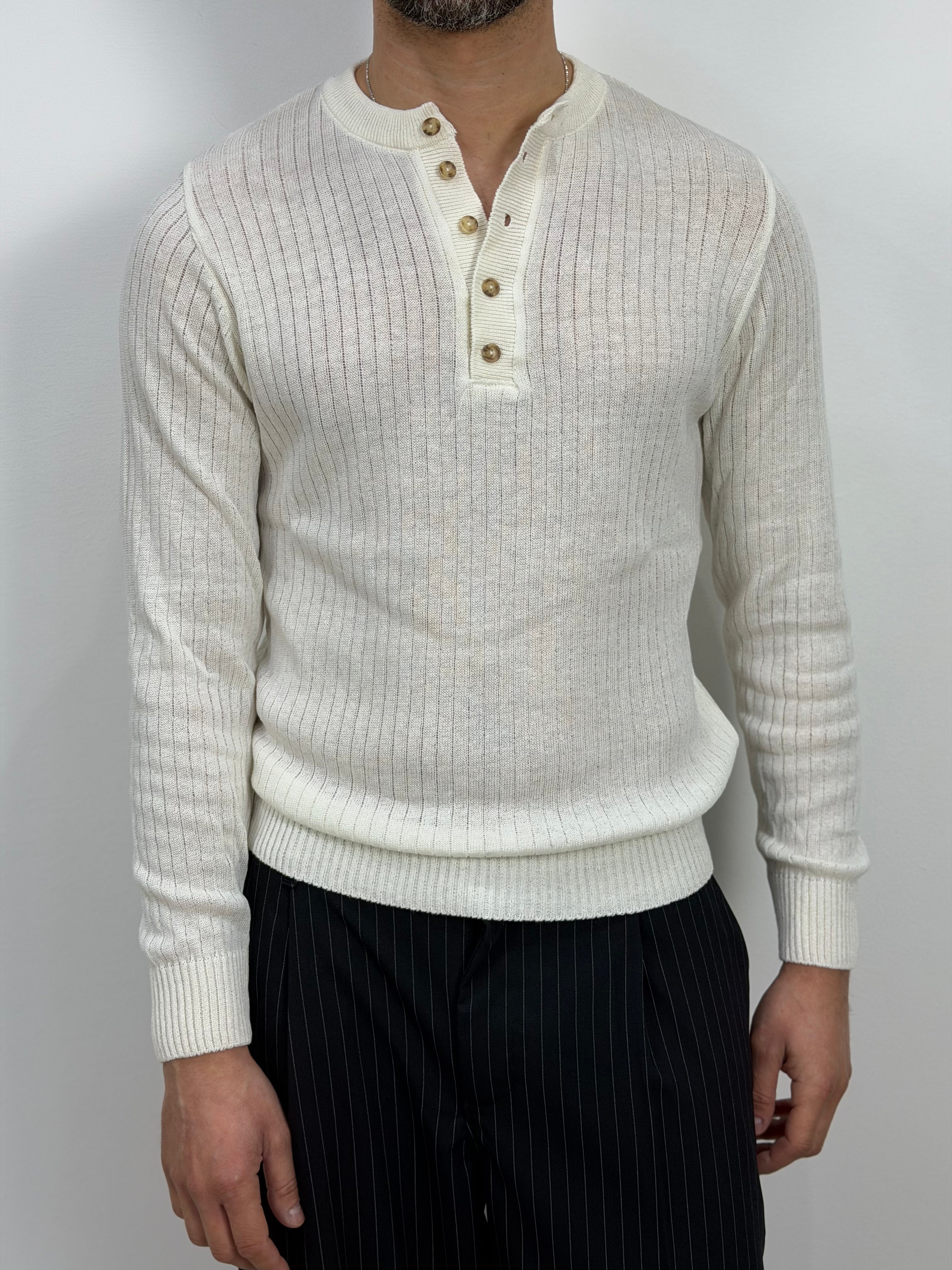 MAGLIA SERAFINO A COSTE LARGHE