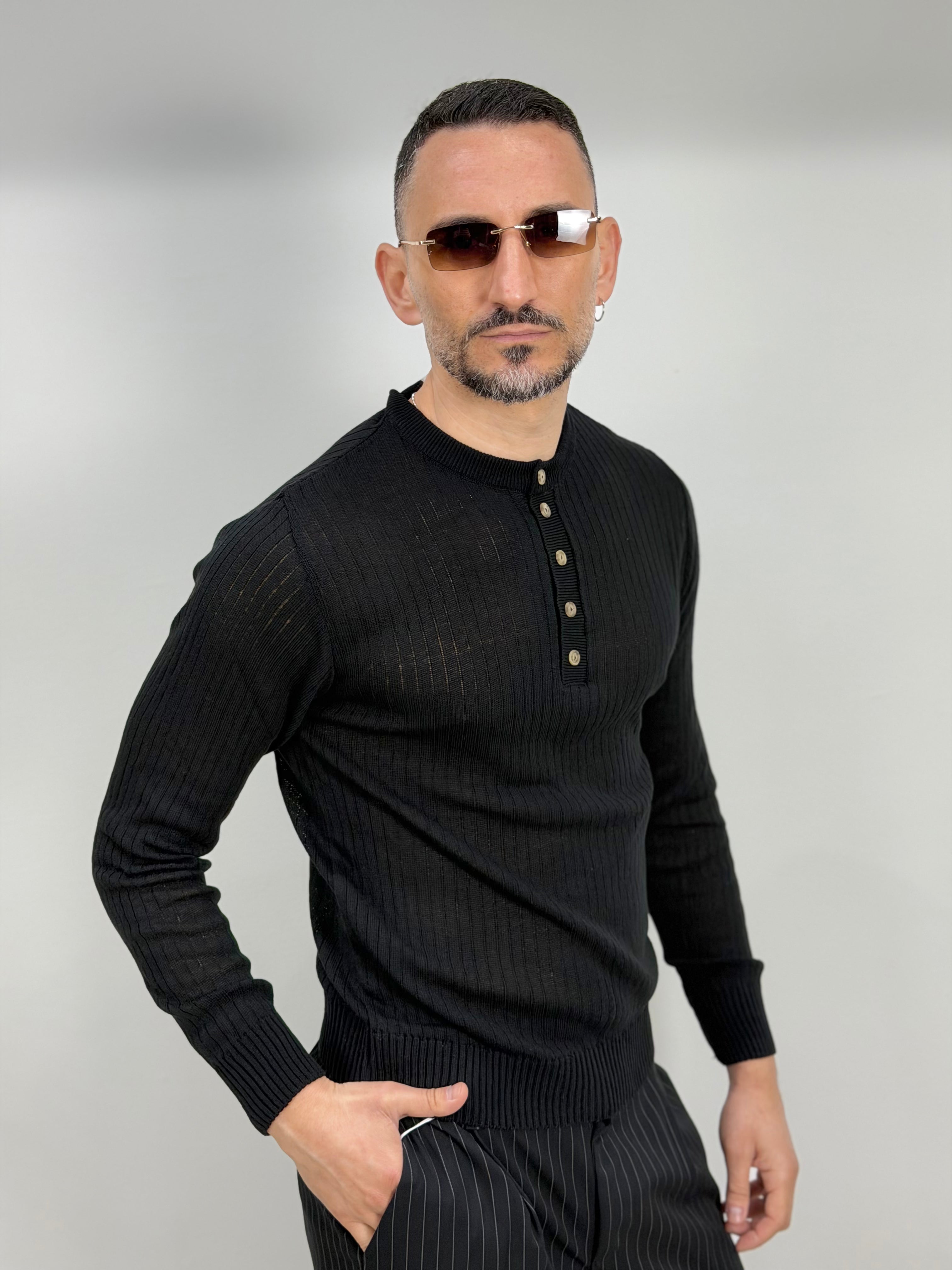 MAGLIA SERAFINO A COSTE LARGHE