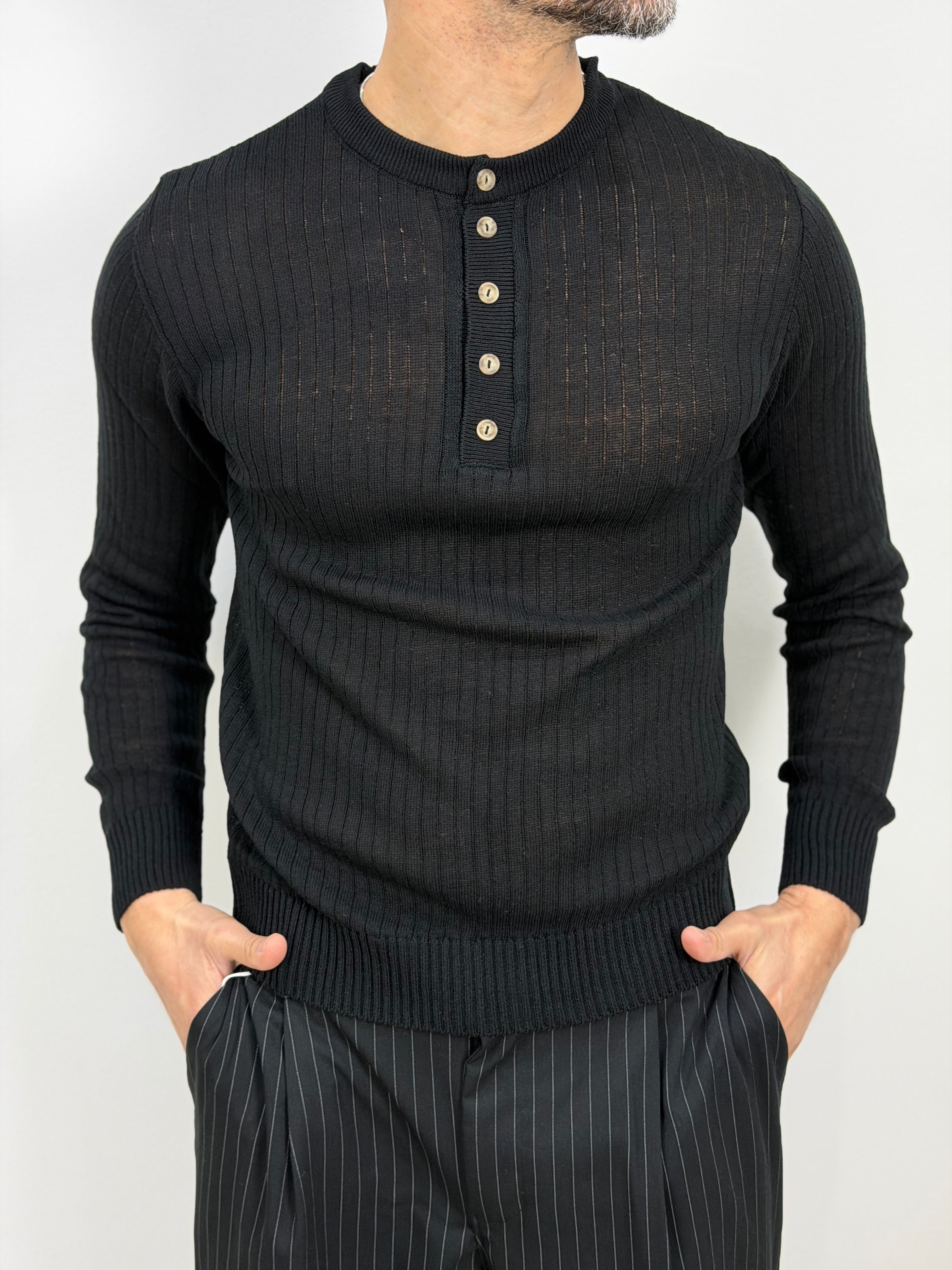 MAGLIA SERAFINO A COSTE LARGHE