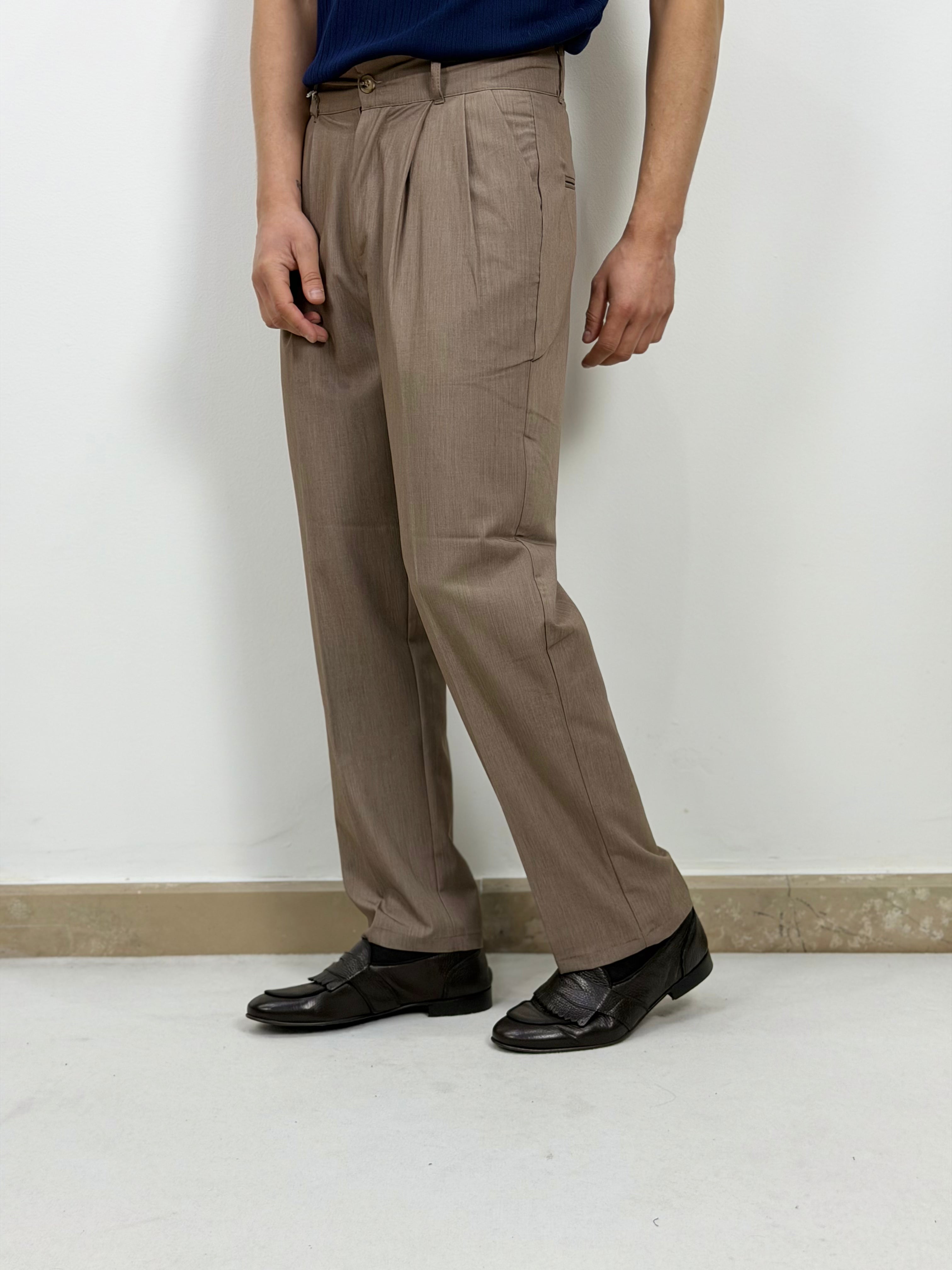PANTALONI LOOSE FIT BUSTINO ALTO