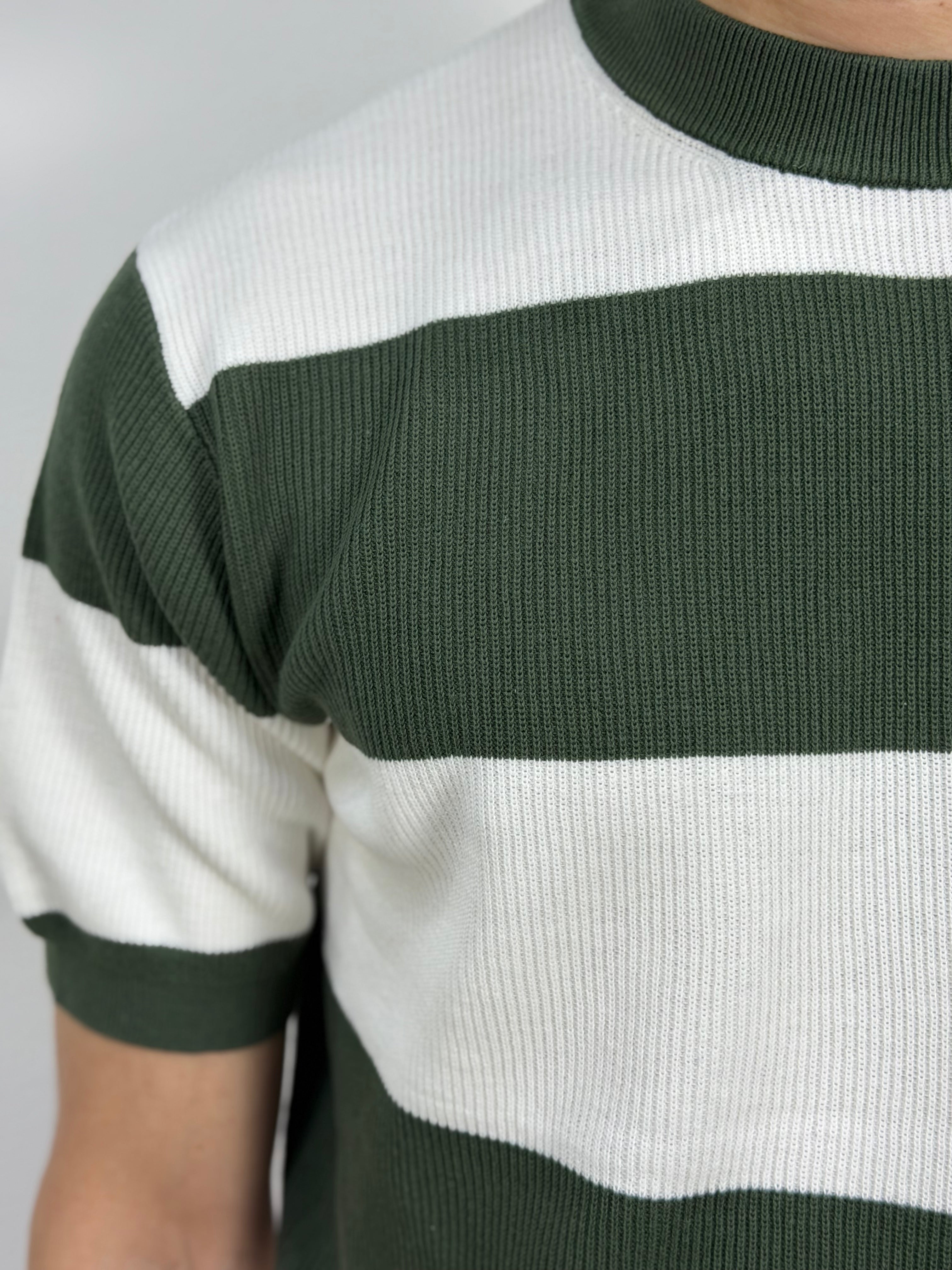 MAGLIA OVER RIGATA