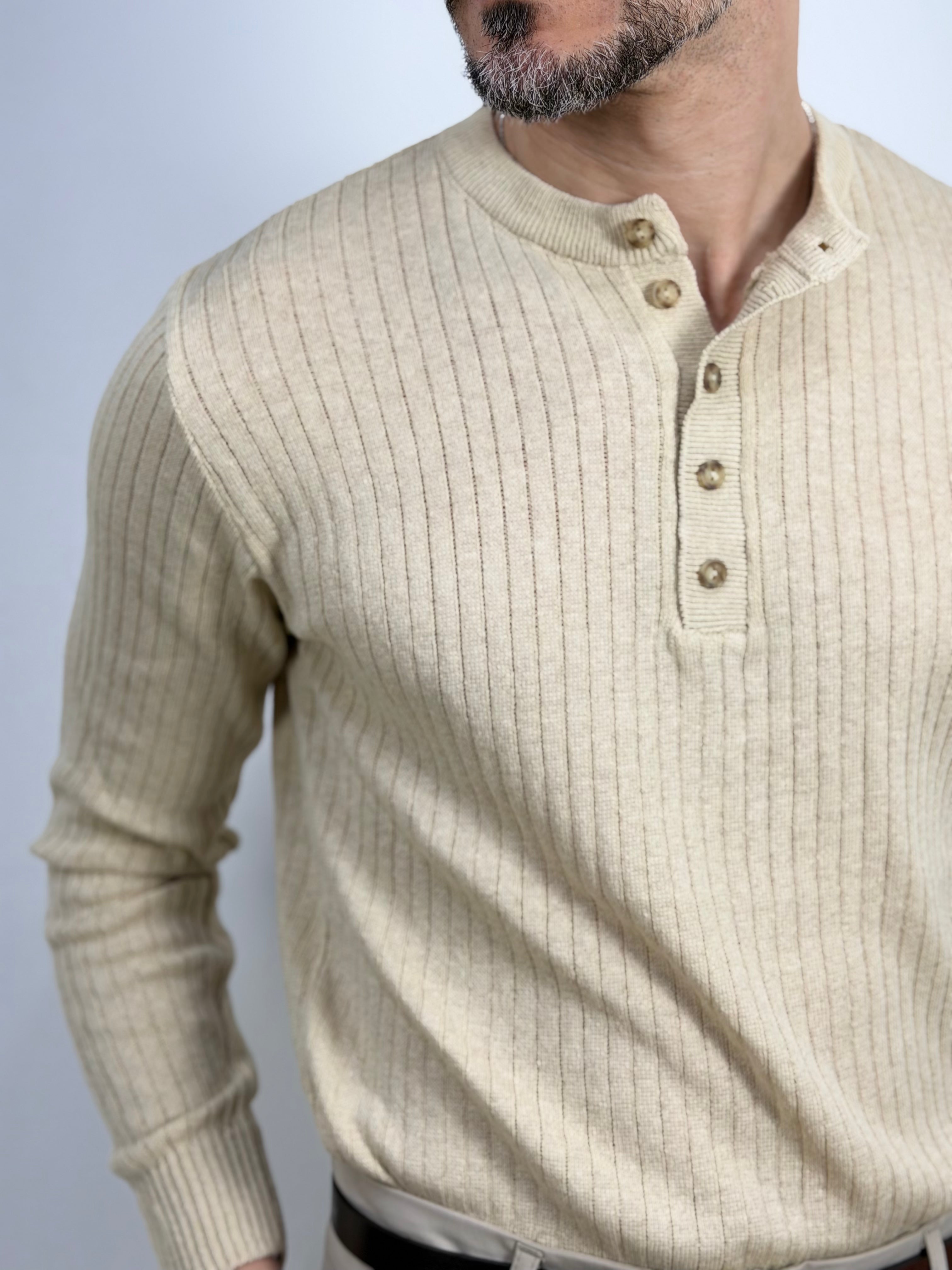 MAGLIA SERAFINO A COSTE LARGHE