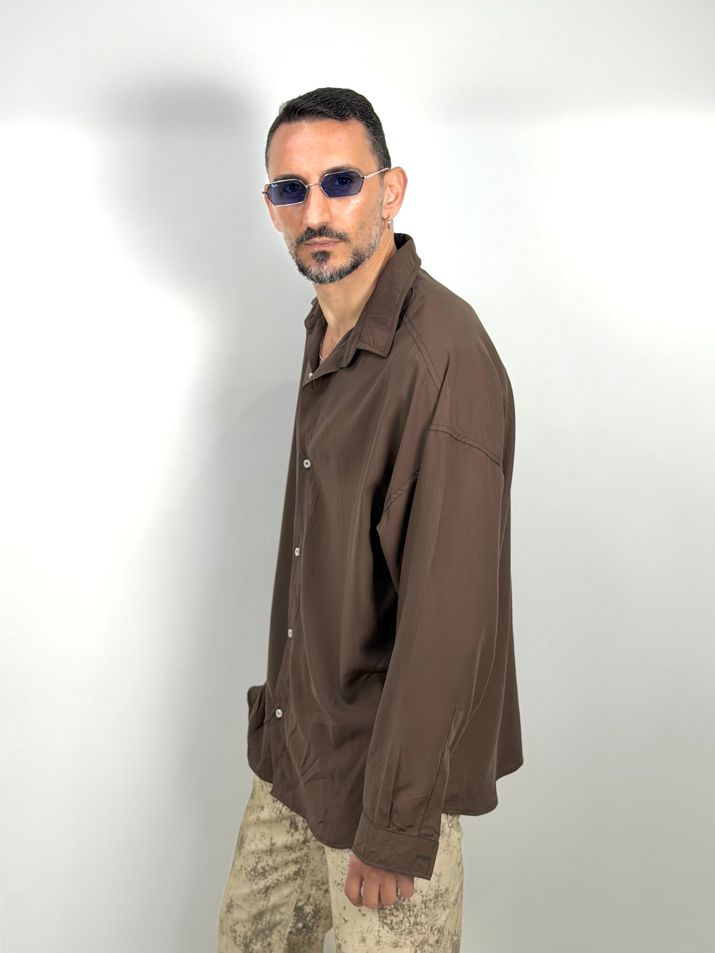 CAMICIA VISCOSA OVER