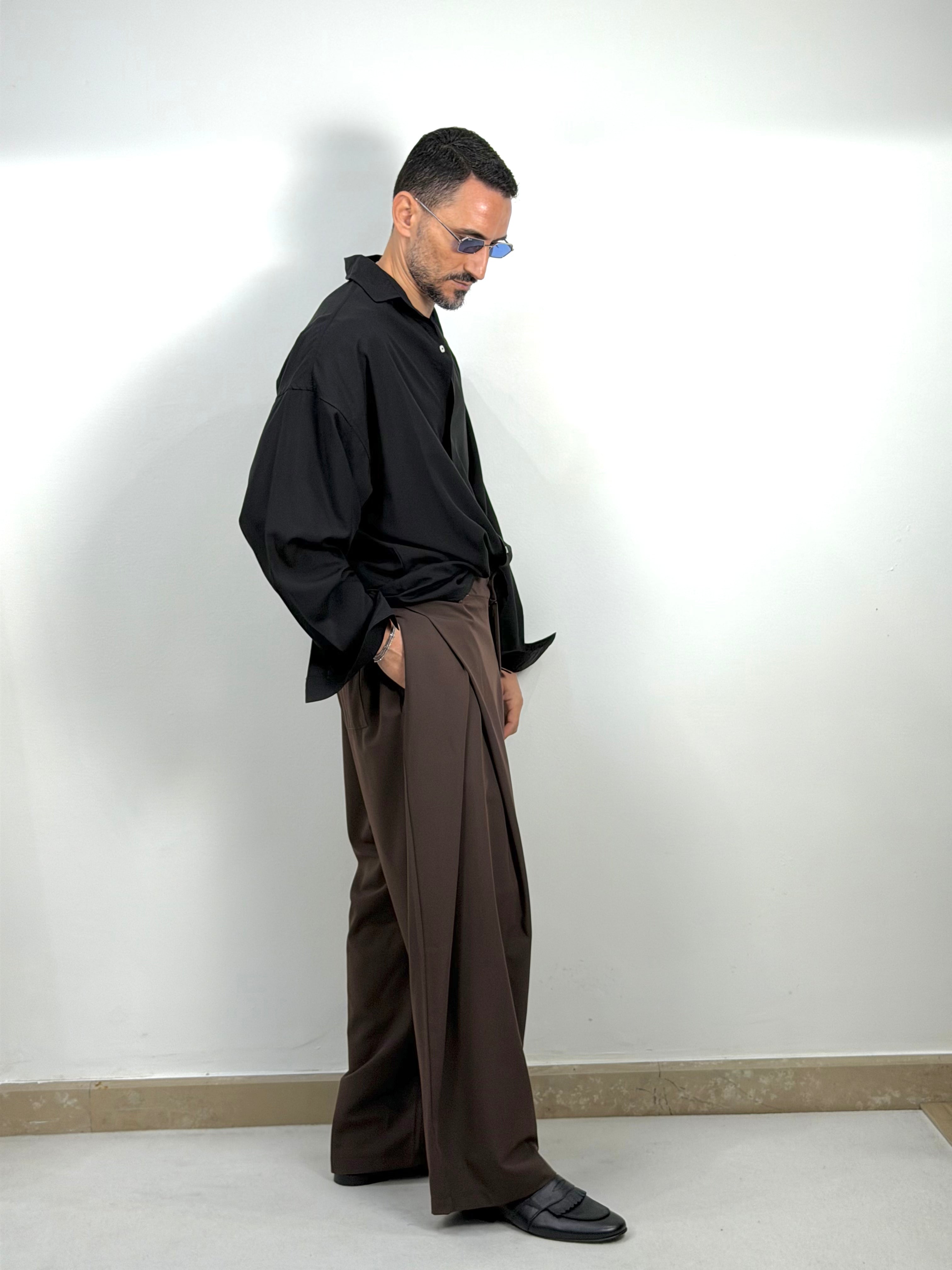 CAMICIA VISCOSA OVER