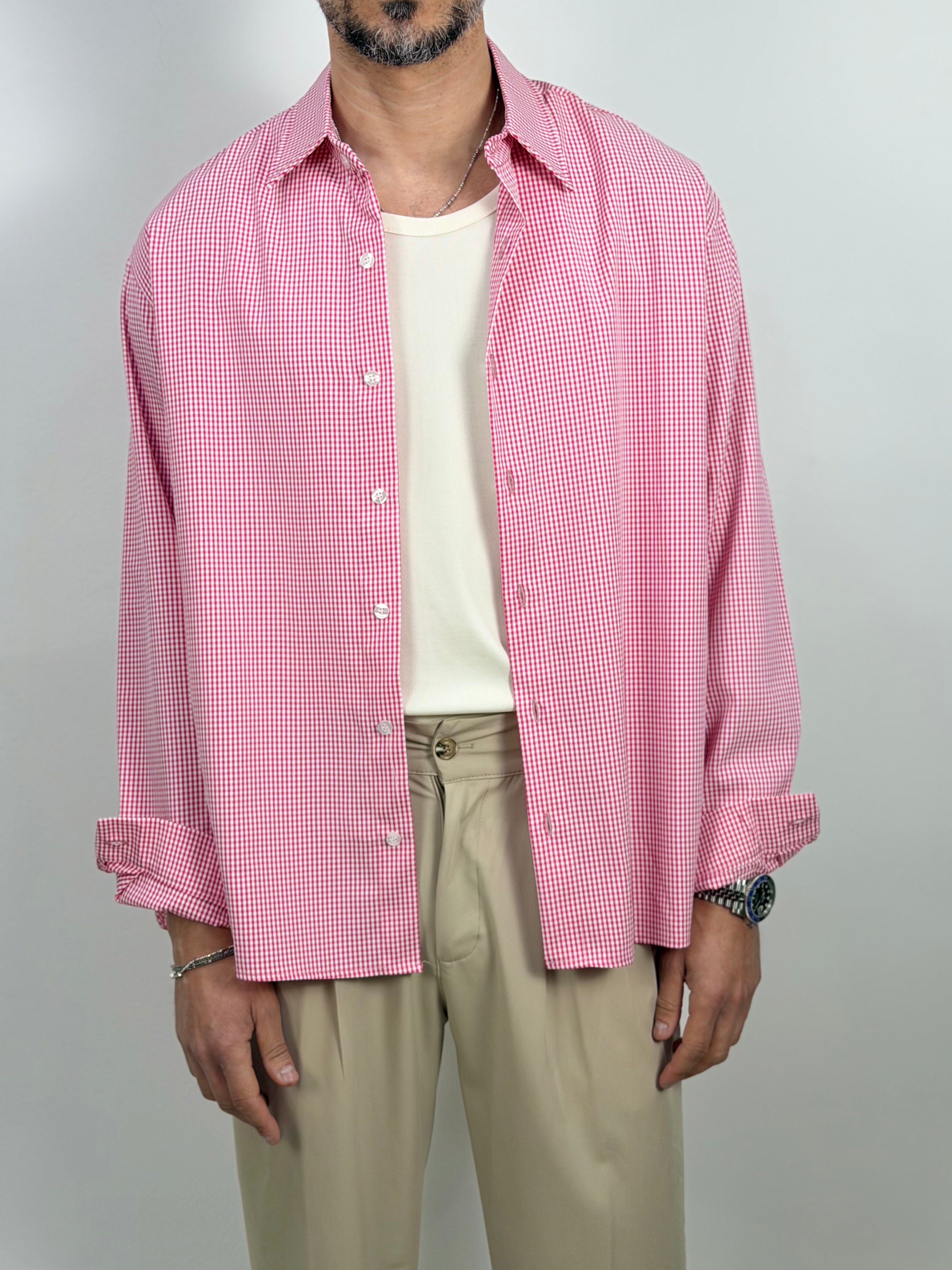 CAMICIA A QUADRI MANICA LUNGA