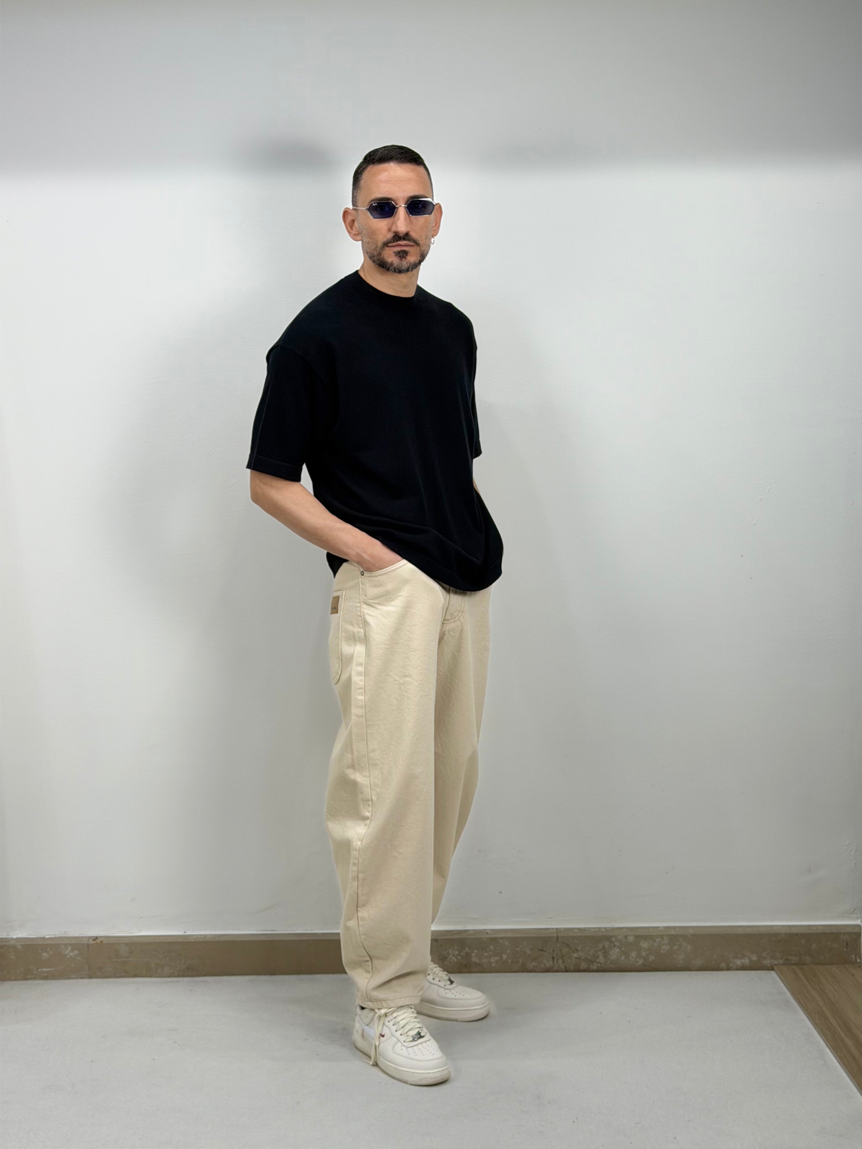 MAGLIA IN FILO OVER 3/4