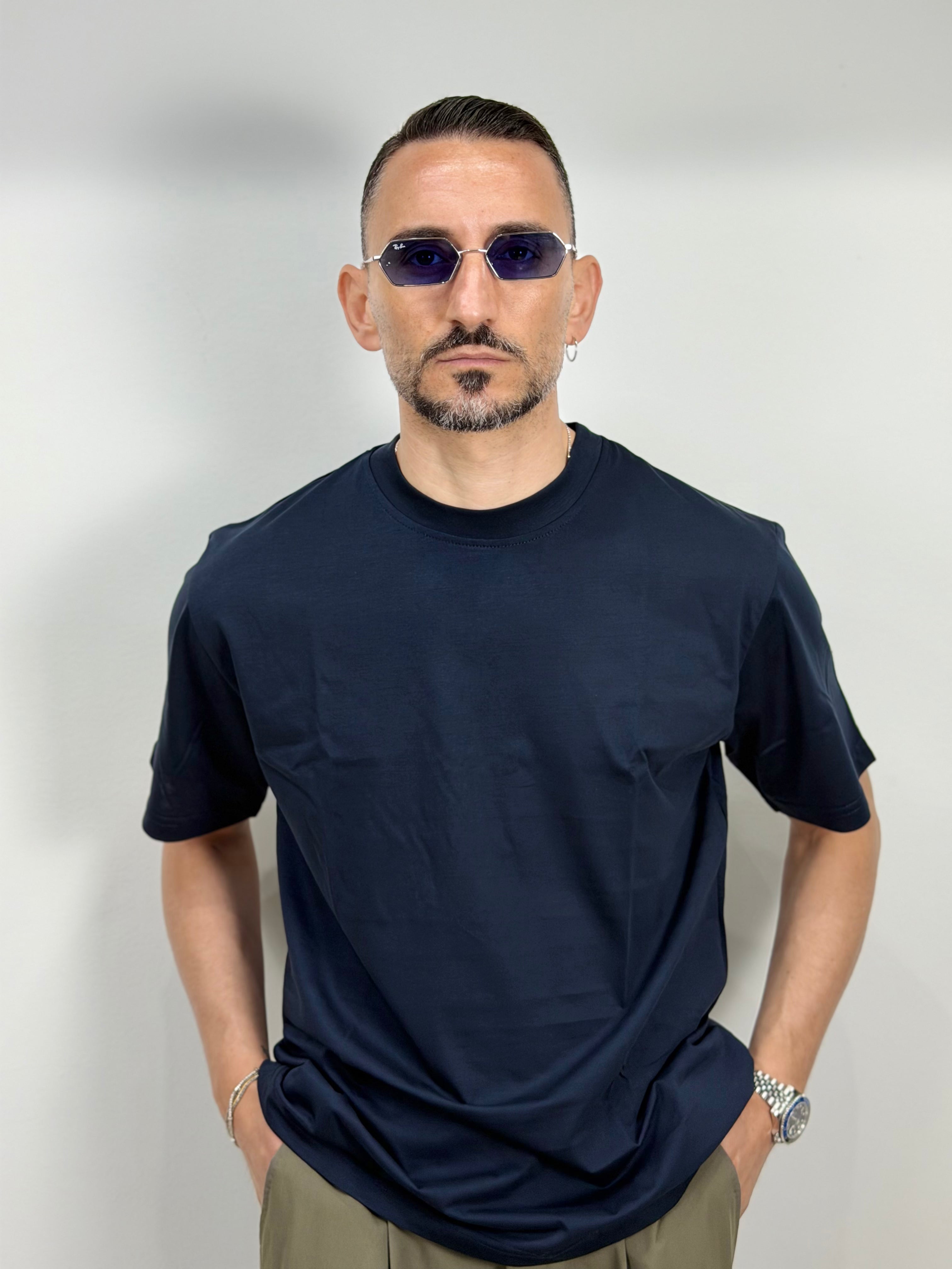 T SHIRT FILO DI SCOZIA PARICOLLO