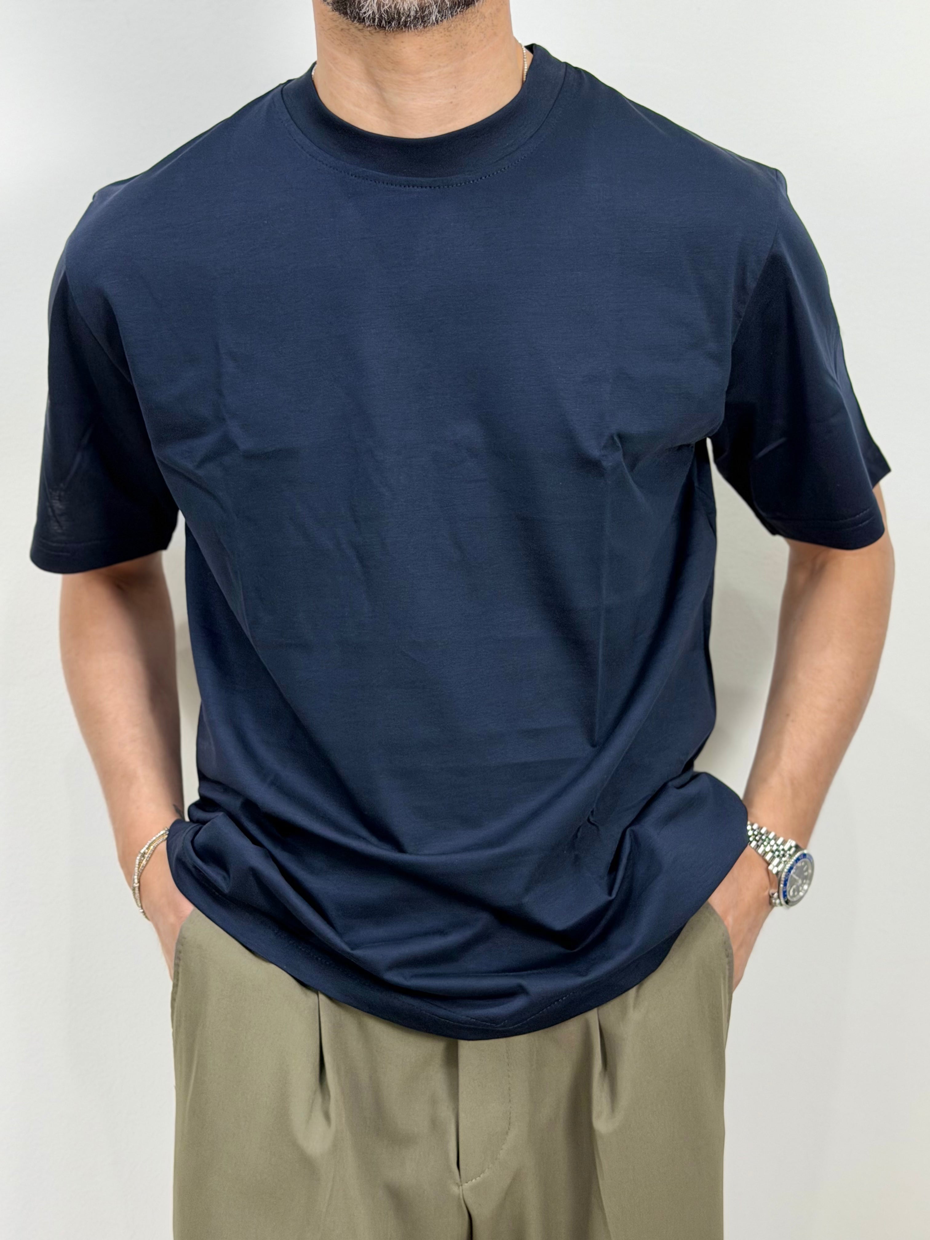 T SHIRT FILO DI SCOZIA PARICOLLO